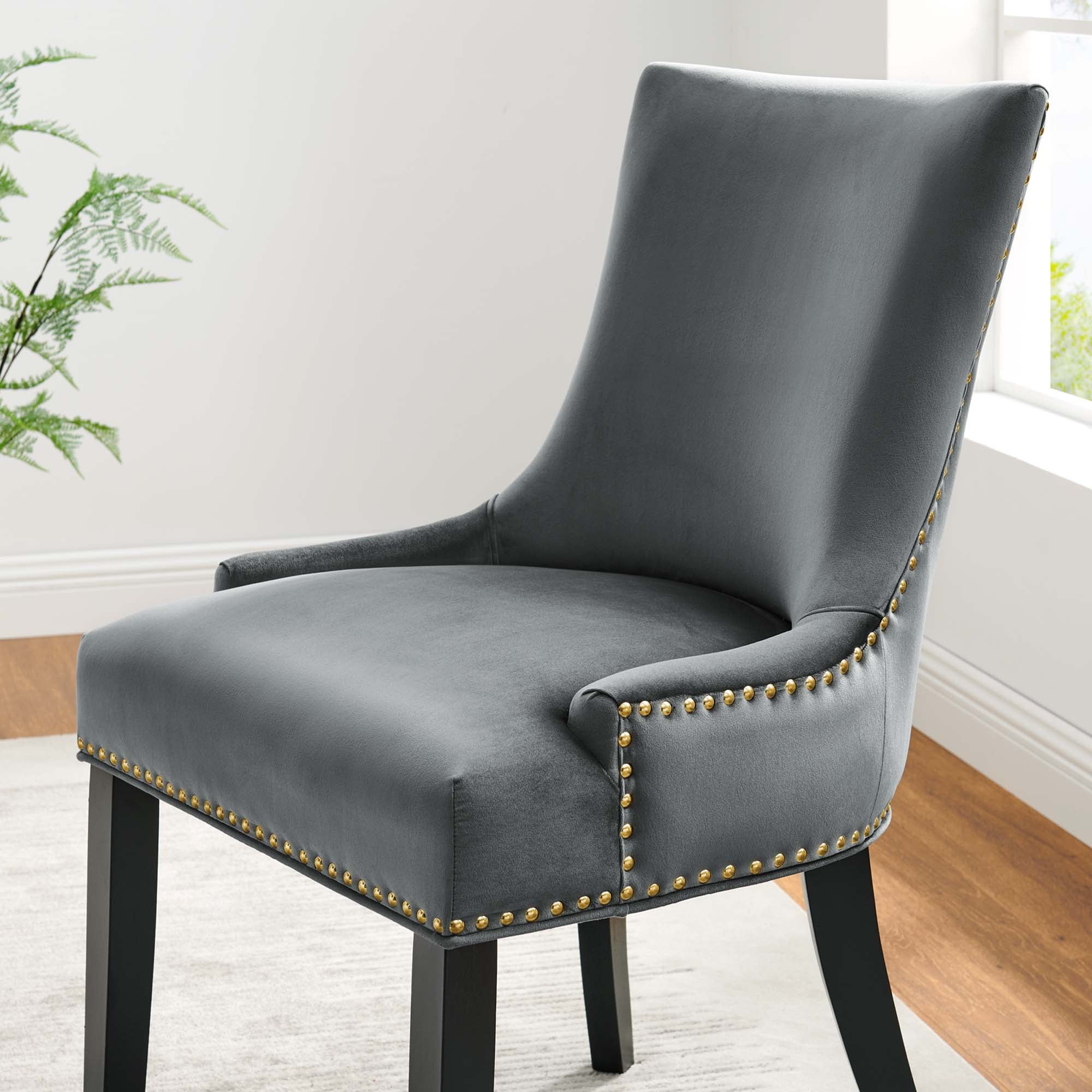 Marquis Performance Velvet Dining Chairs - Set of 2 by Modway