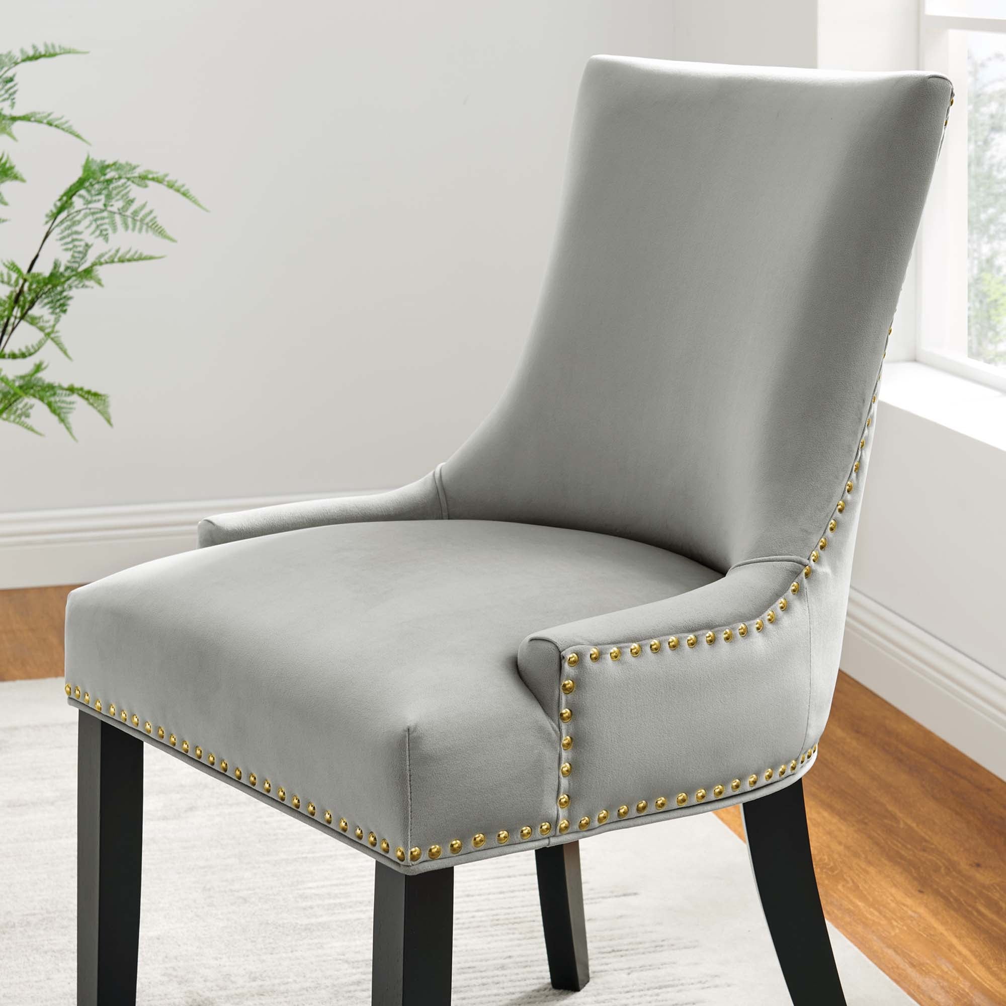 Marquis Performance Velvet Dining Chairs - Set of 2 by Modway