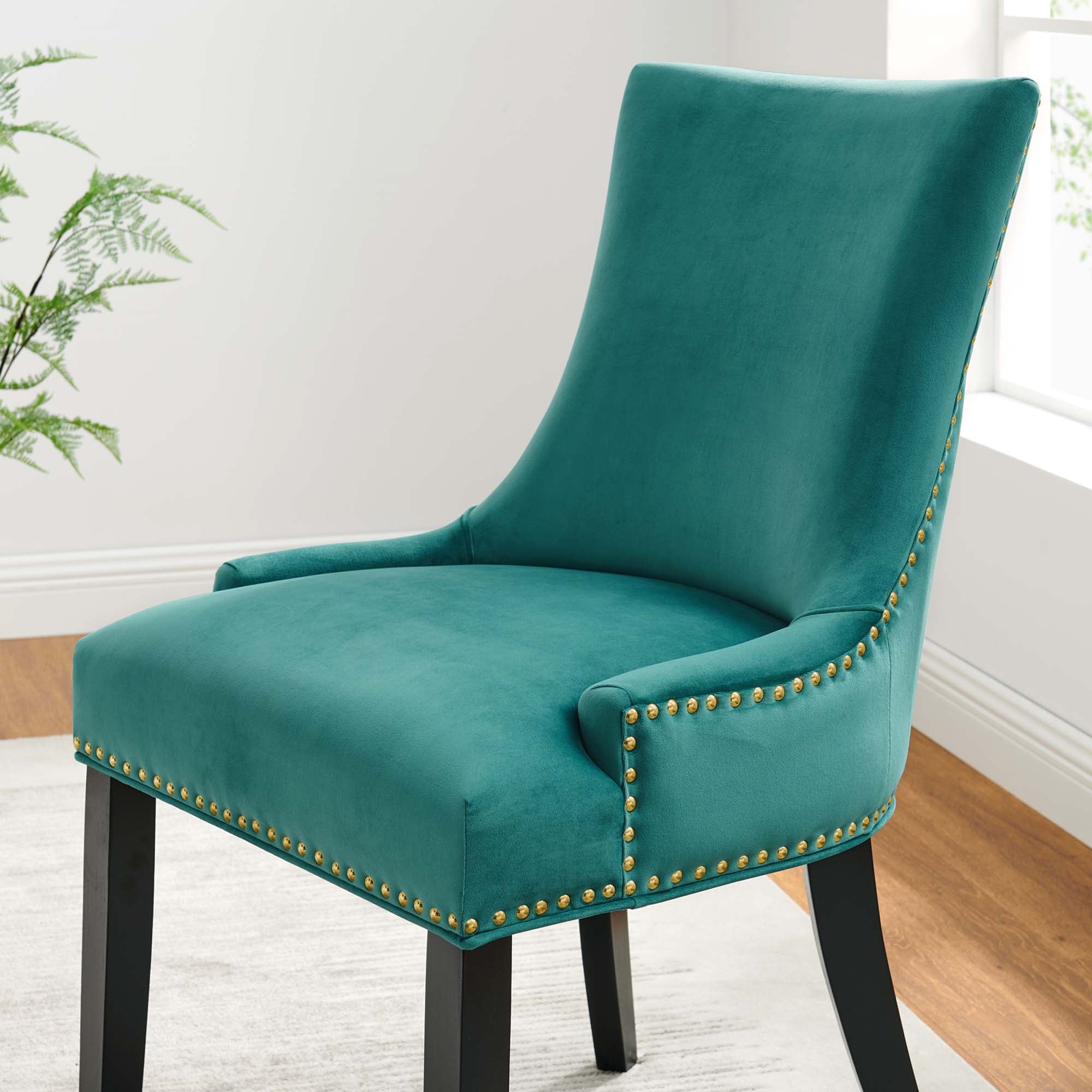 Marquis Performance Velvet Dining Chairs - Set of 2 by Modway