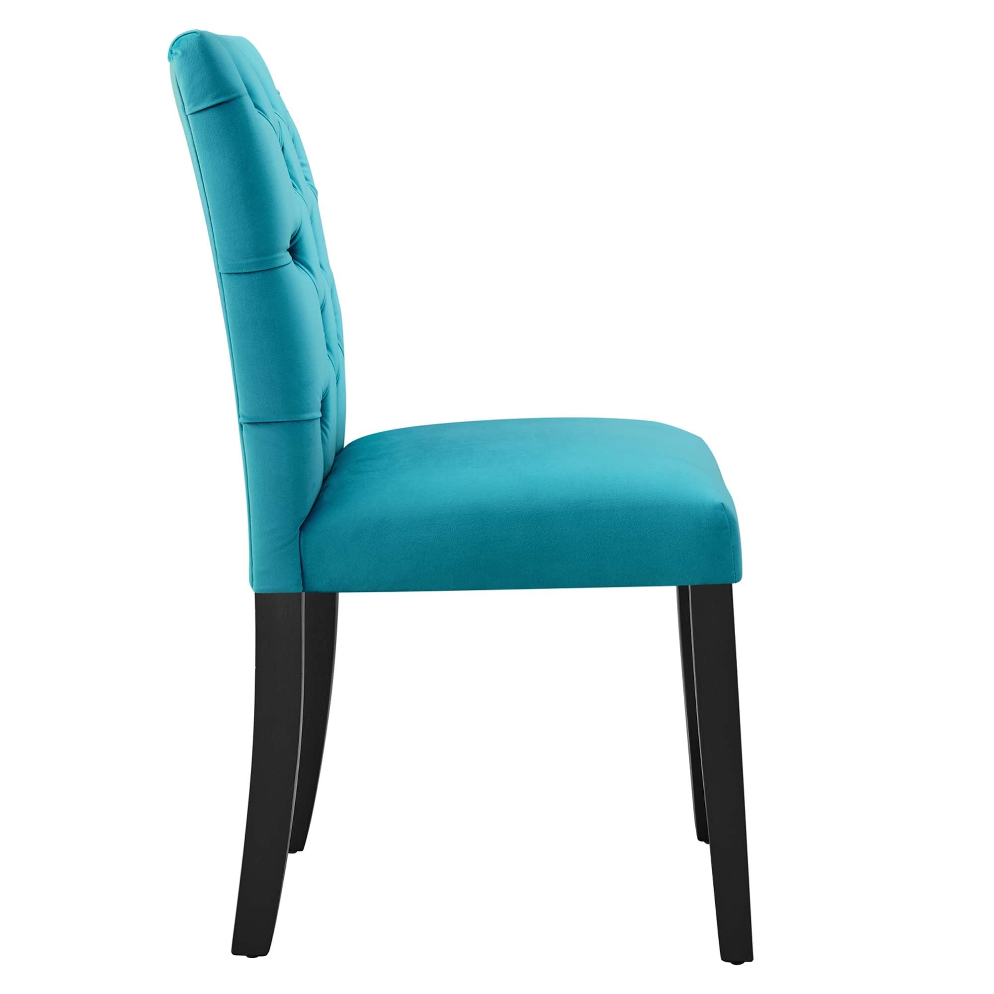 Duchess Performance Velvet Dining Chairs - Set of 2 by Modway