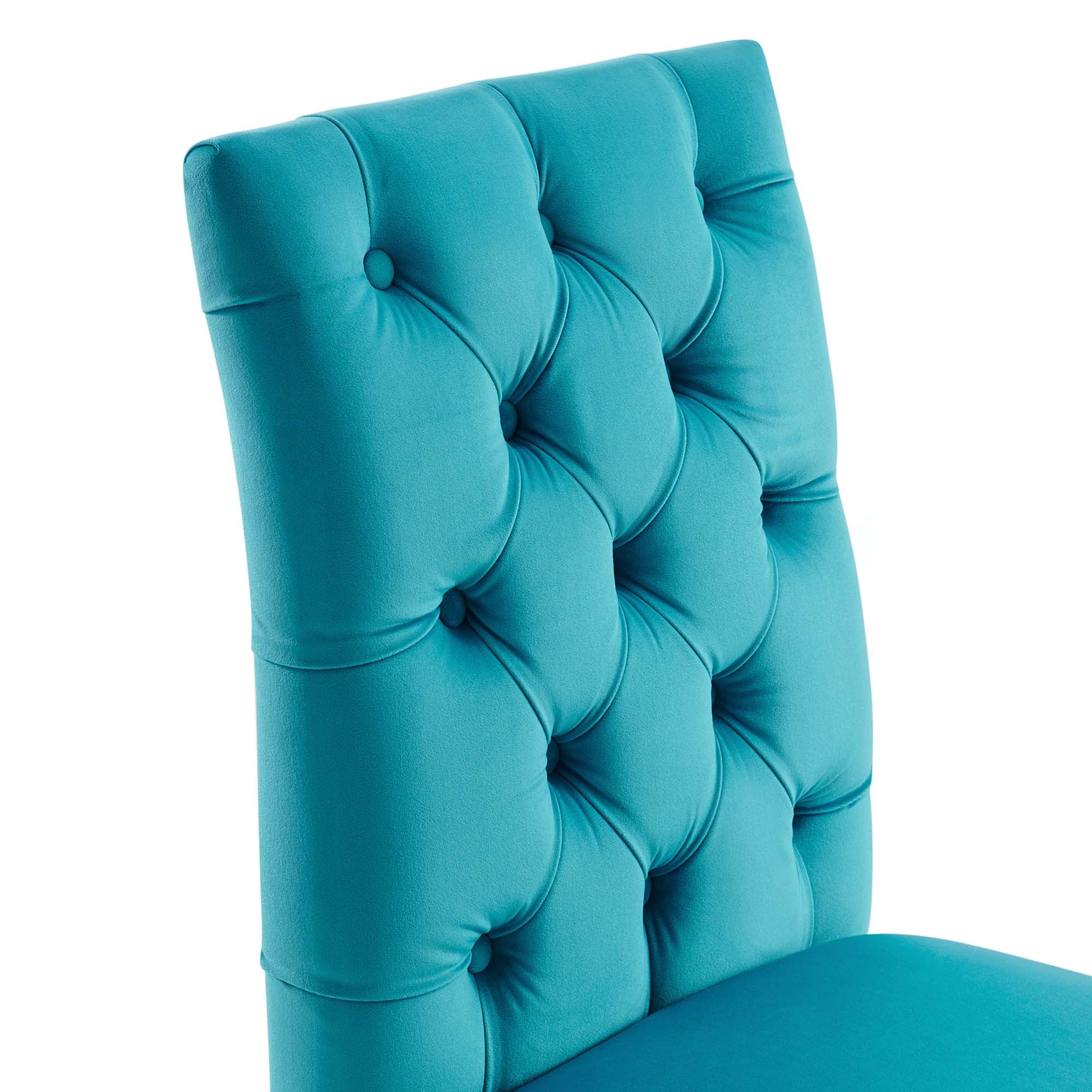 Duchess Performance Velvet Dining Chairs - Set of 2 by Modway