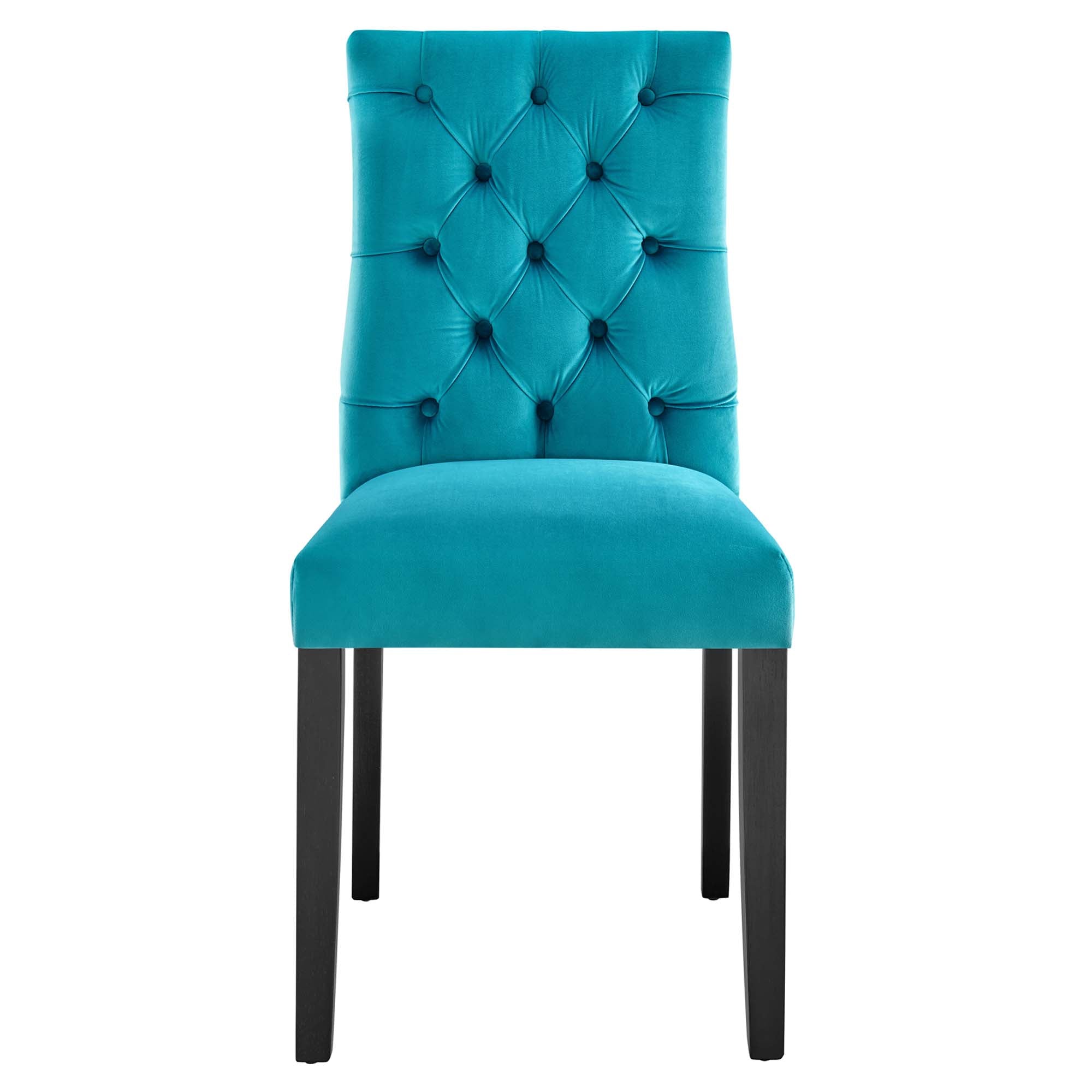Duchess Performance Velvet Dining Chairs - Set of 2 by Modway
