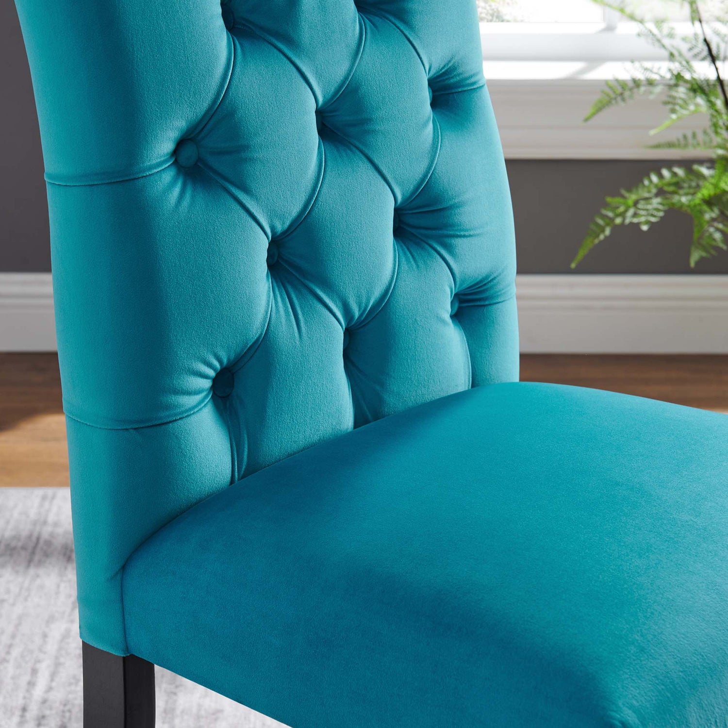 Duchess Performance Velvet Dining Chairs - Set of 2 by Modway