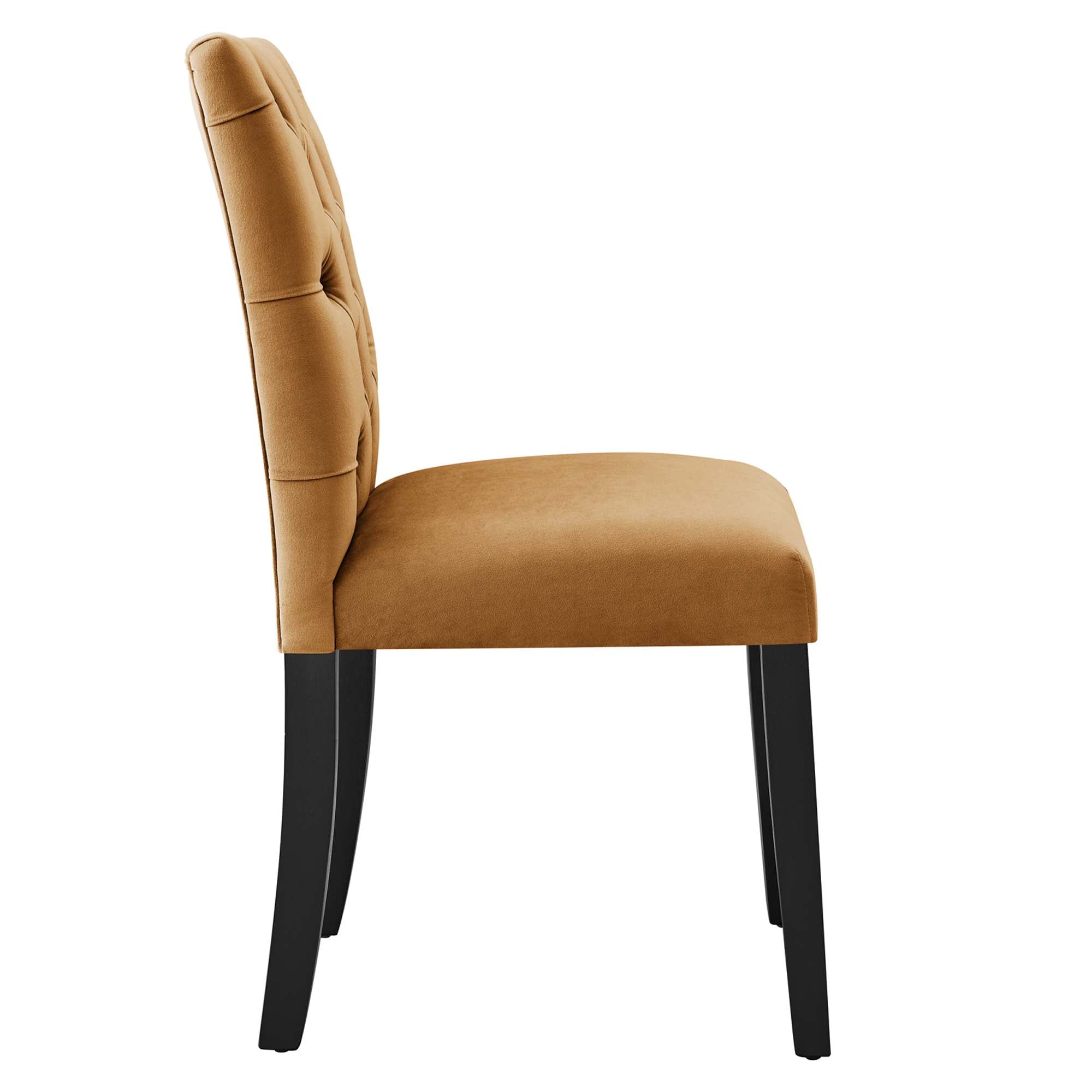 Duchess Performance Velvet Dining Chairs - Set of 2 by Modway