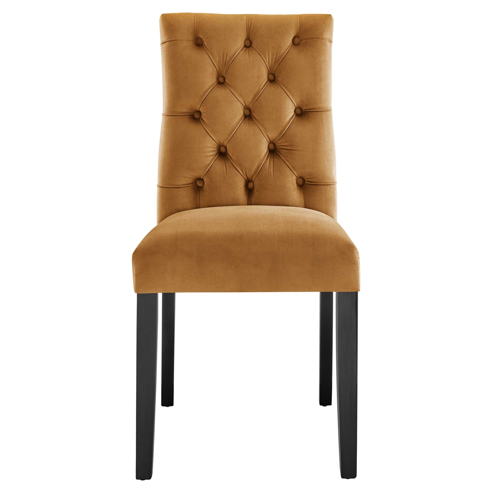 Duchess Performance Velvet Dining Chairs - Set of 2 by Modway