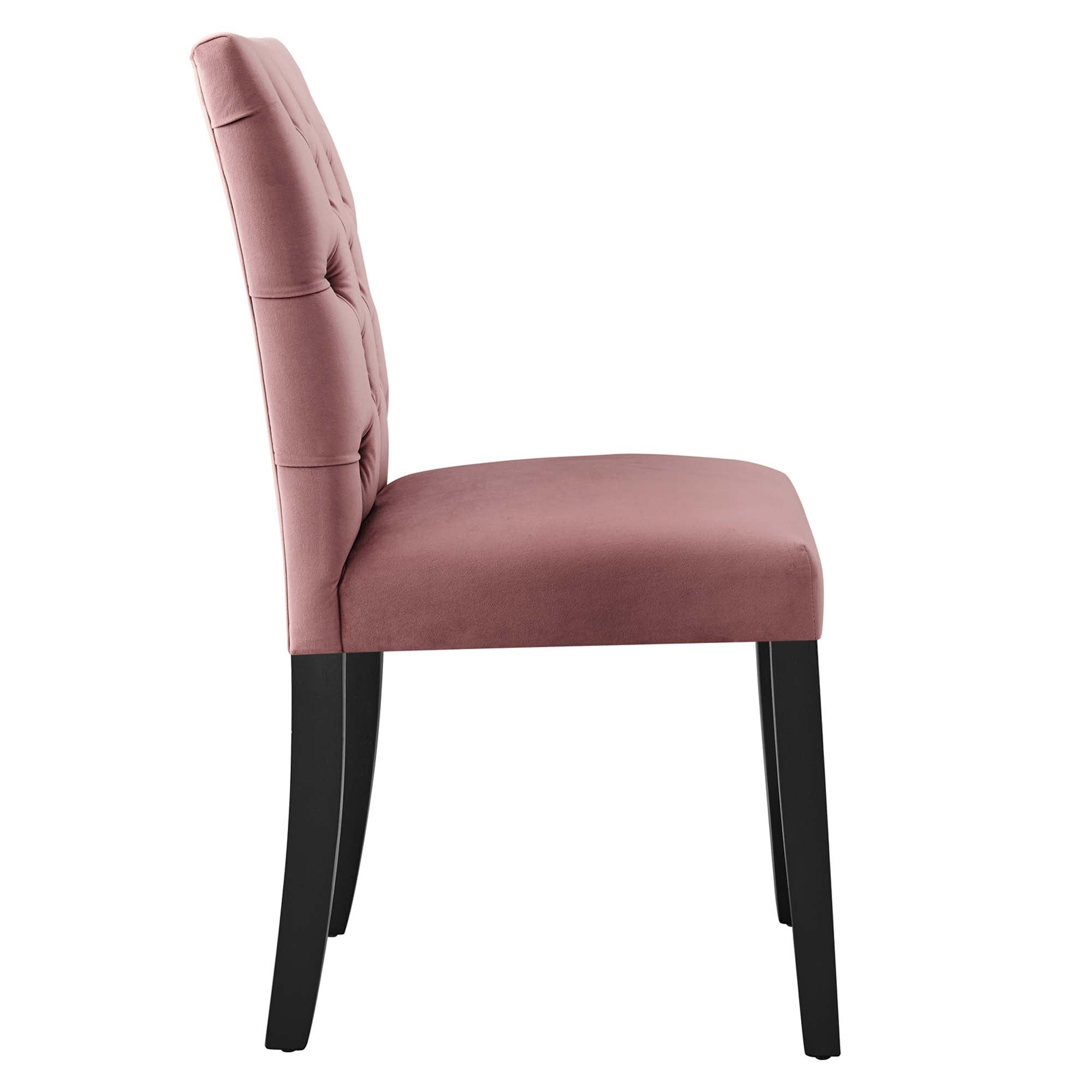 Duchess Performance Velvet Dining Chairs - Set of 2 by Modway