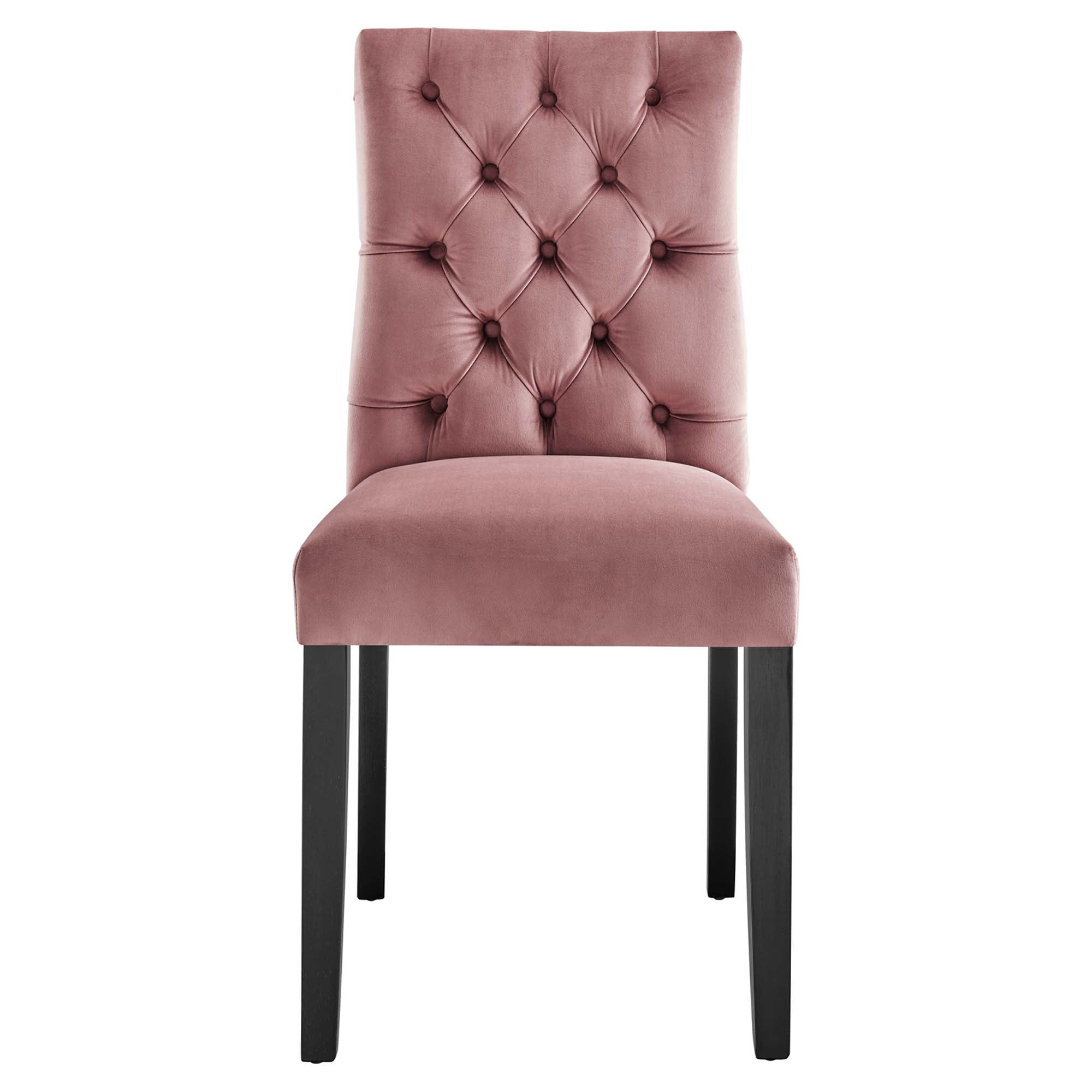 Duchess Performance Velvet Dining Chairs - Set of 2 by Modway
