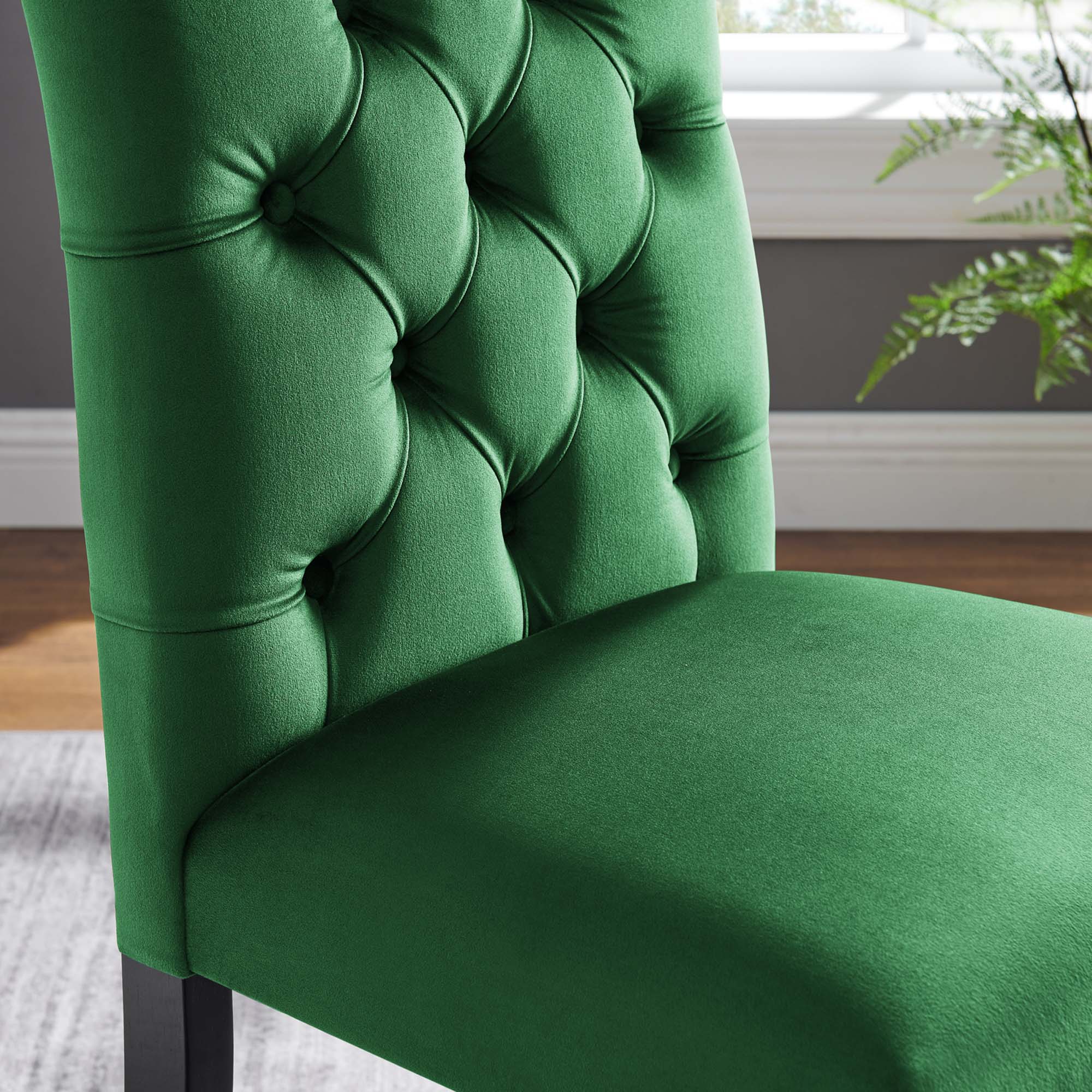 Duchess Performance Velvet Dining Chairs - Set of 2 by Modway