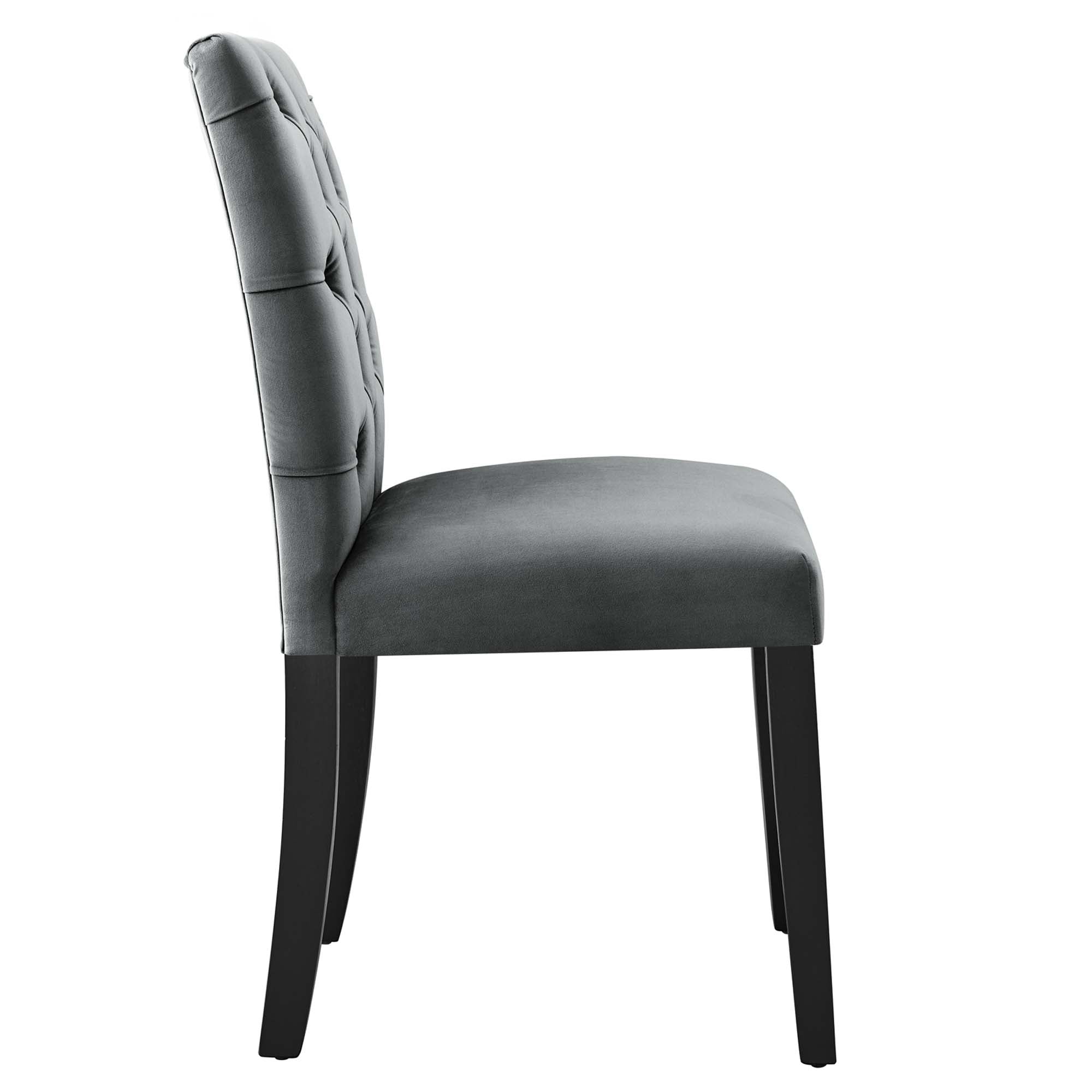 Duchess Performance Velvet Dining Chairs - Set of 2 by Modway