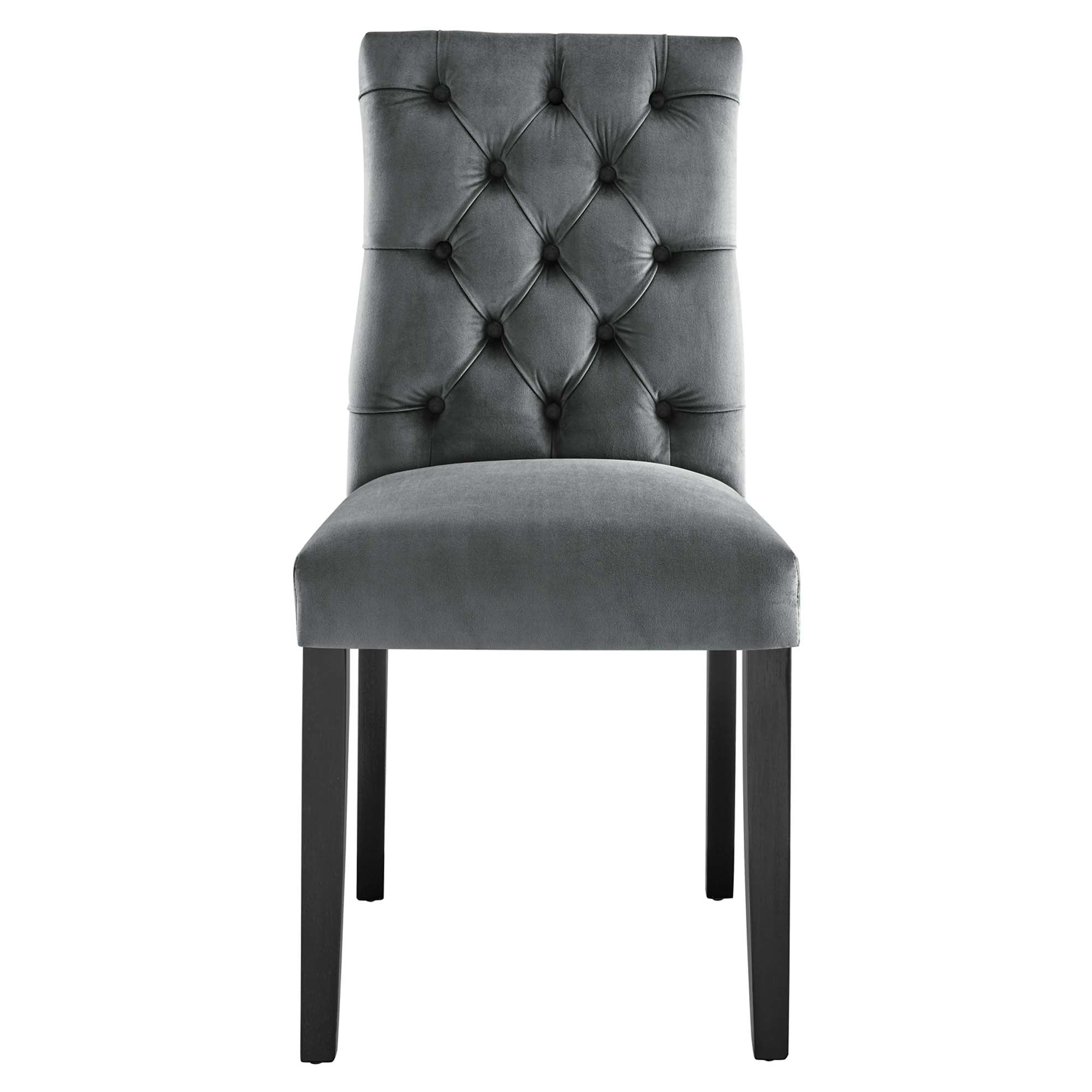 Duchess Performance Velvet Dining Chairs - Set of 2 by Modway