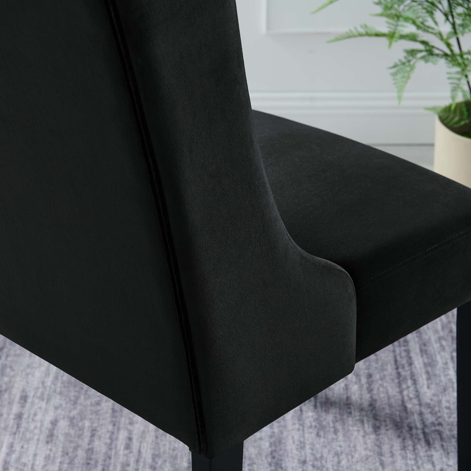 Baronet Performance Velvet Dining Chairs - Set of 2 by Modway