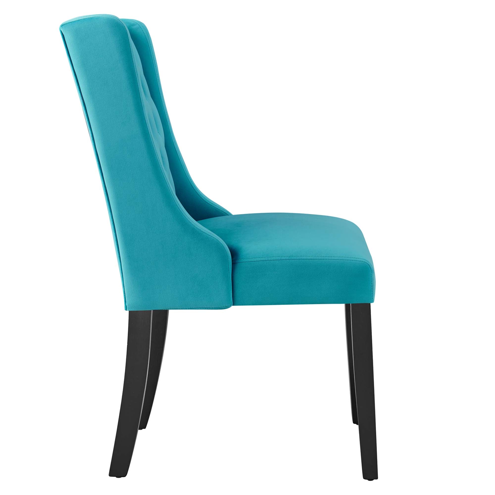Baronet Performance Velvet Dining Chairs - Set of 2 by Modway