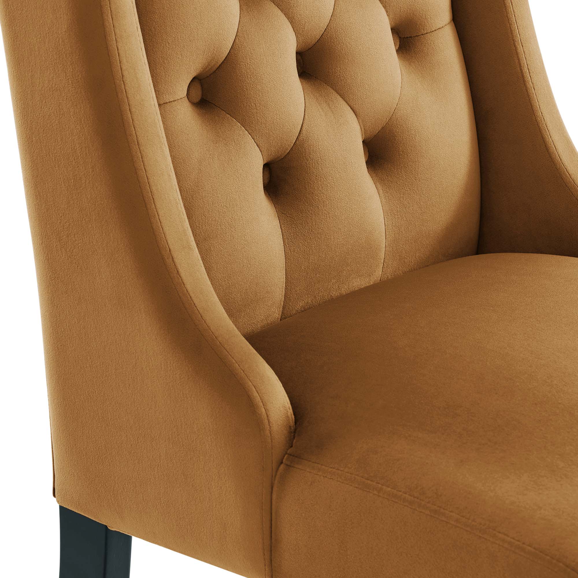 Baronet Performance Velvet Dining Chairs - Set of 2 by Modway