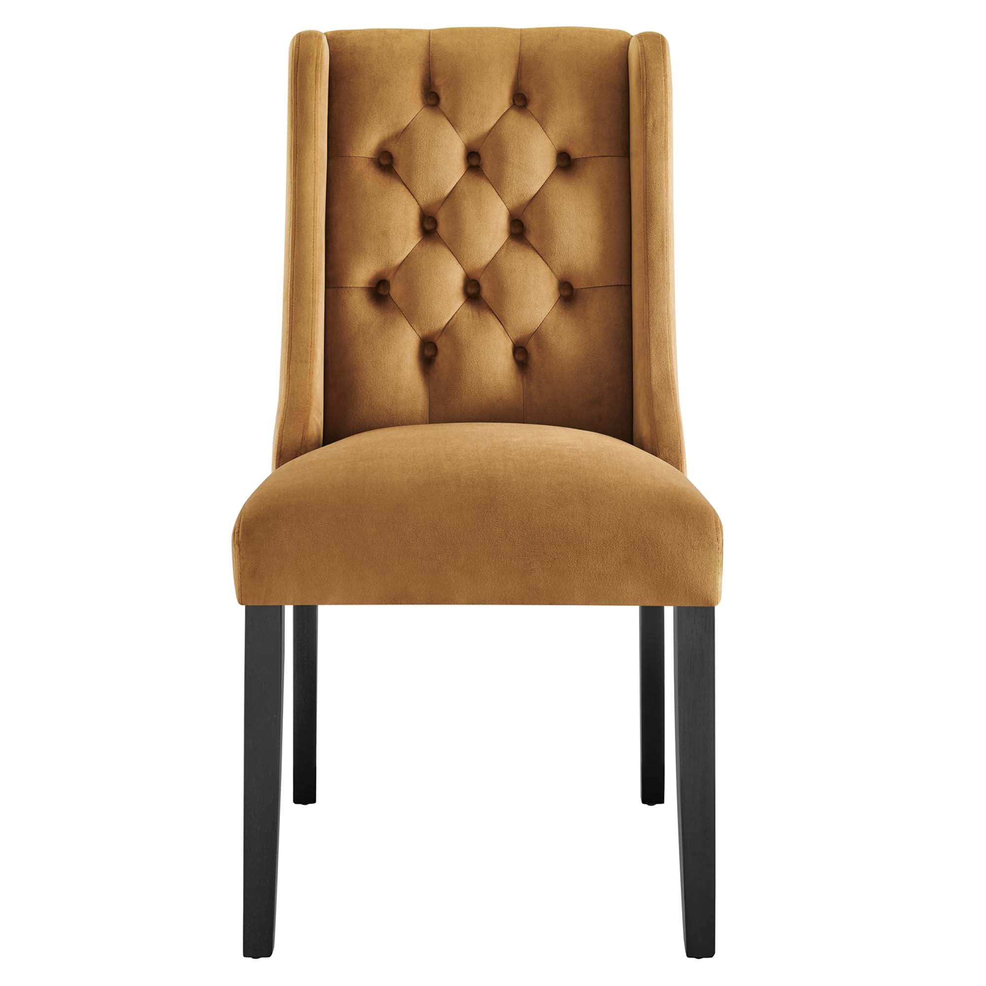 Baronet Performance Velvet Dining Chairs - Set of 2 by Modway