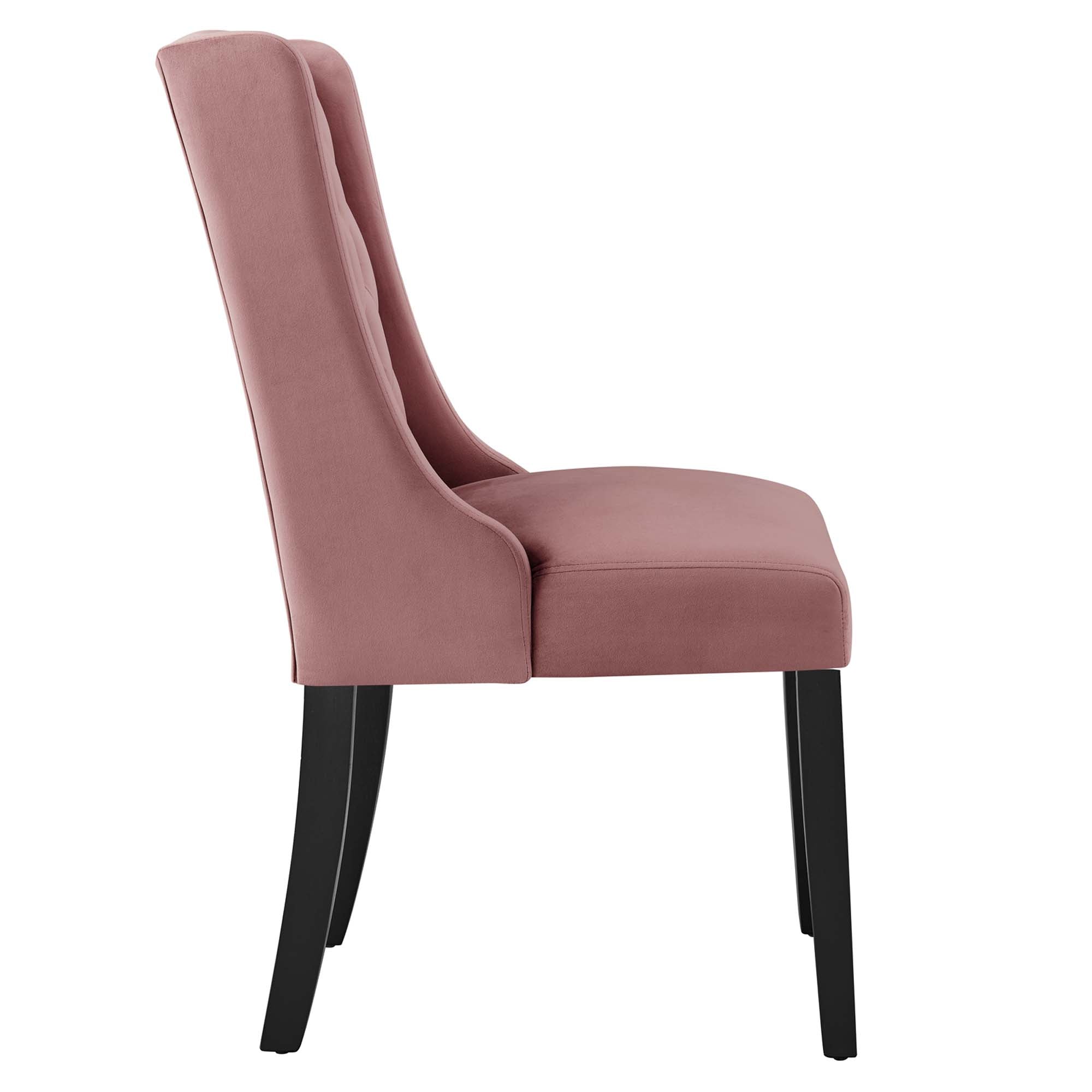 Baronet Performance Velvet Dining Chairs - Set of 2 by Modway