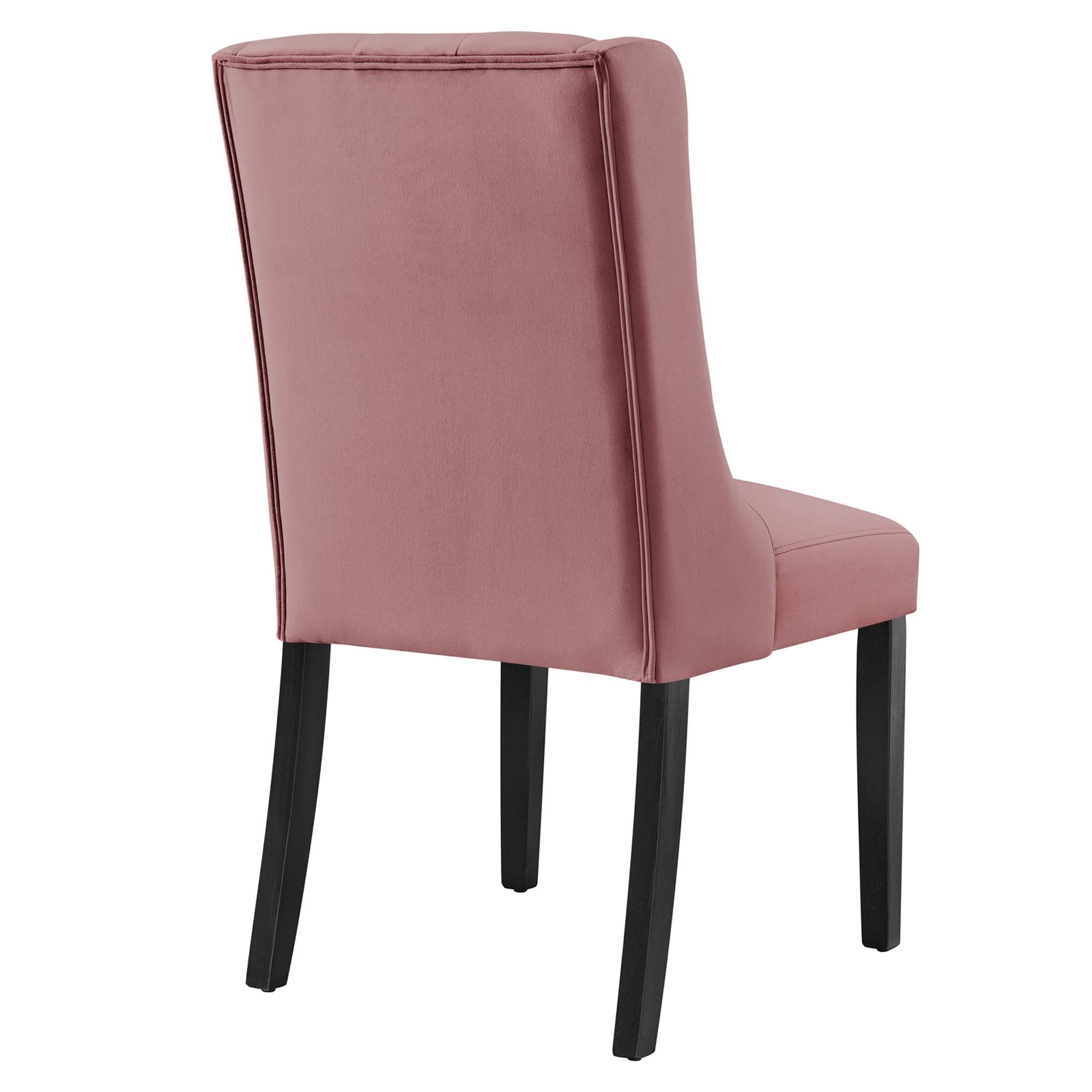 Baronet Performance Velvet Dining Chairs - Set of 2 by Modway