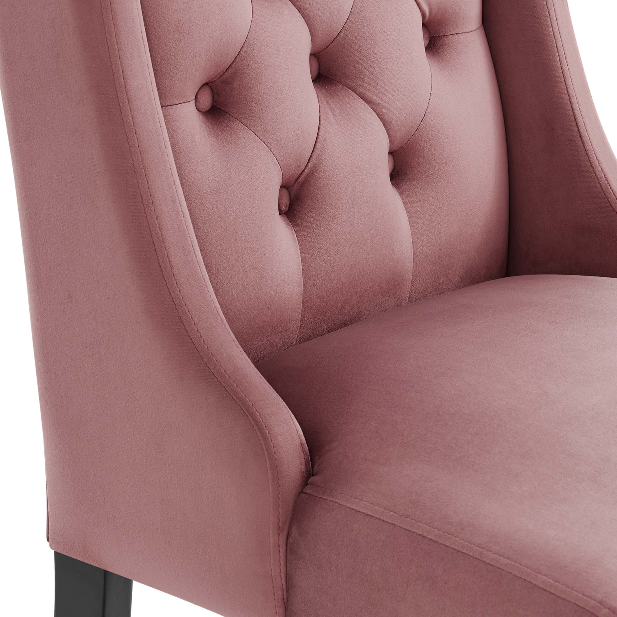 Baronet Performance Velvet Dining Chairs - Set of 2 by Modway