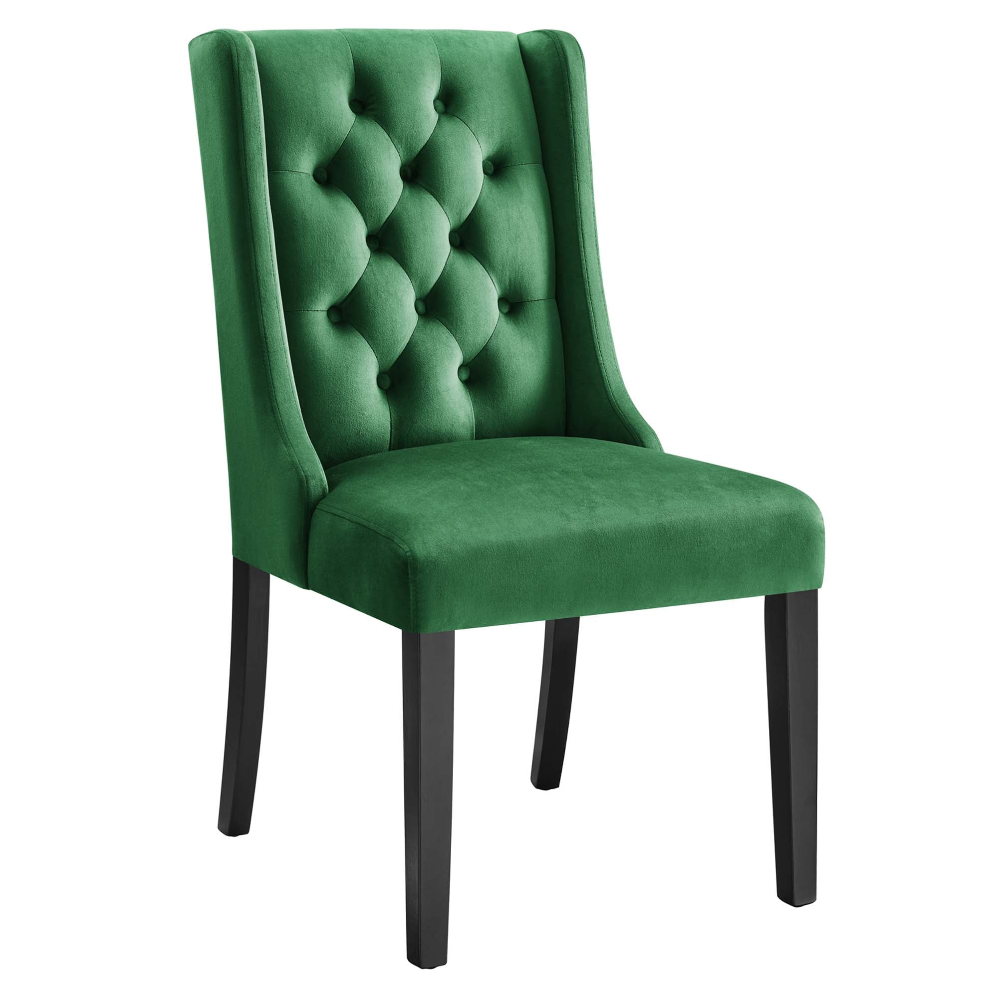 Baronet Performance Velvet Dining Chairs - Set of 2 by Modway