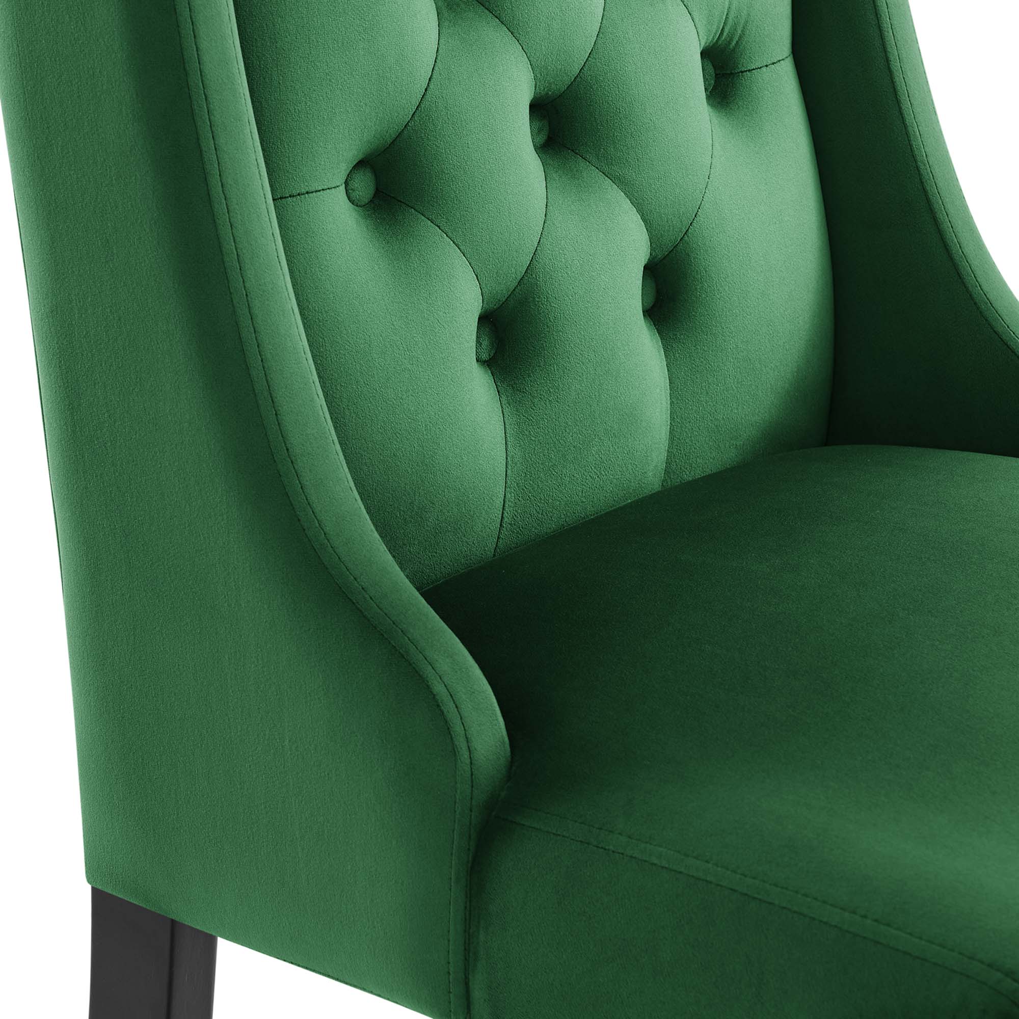 Baronet Performance Velvet Dining Chairs - Set of 2 by Modway