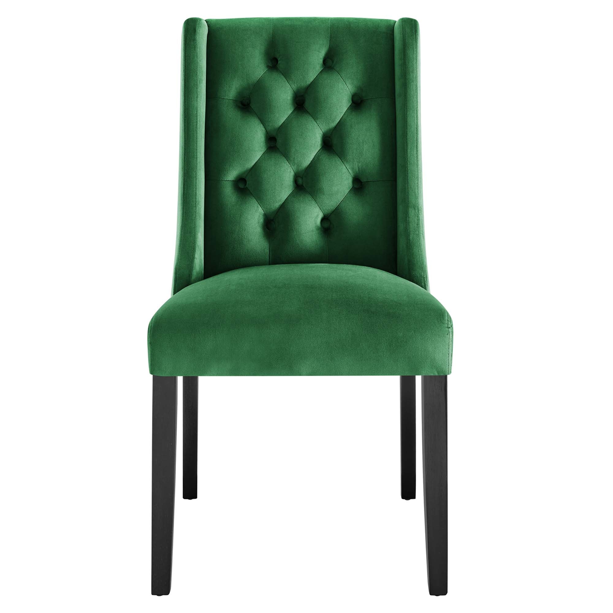 Baronet Performance Velvet Dining Chairs - Set of 2 by Modway