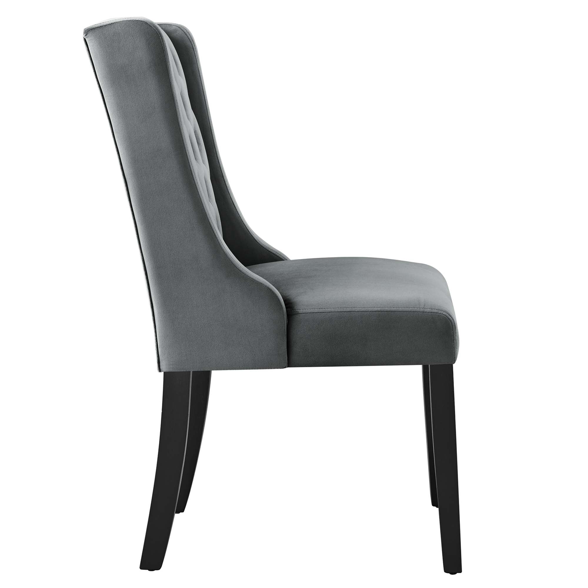 Baronet Performance Velvet Dining Chairs - Set of 2 by Modway