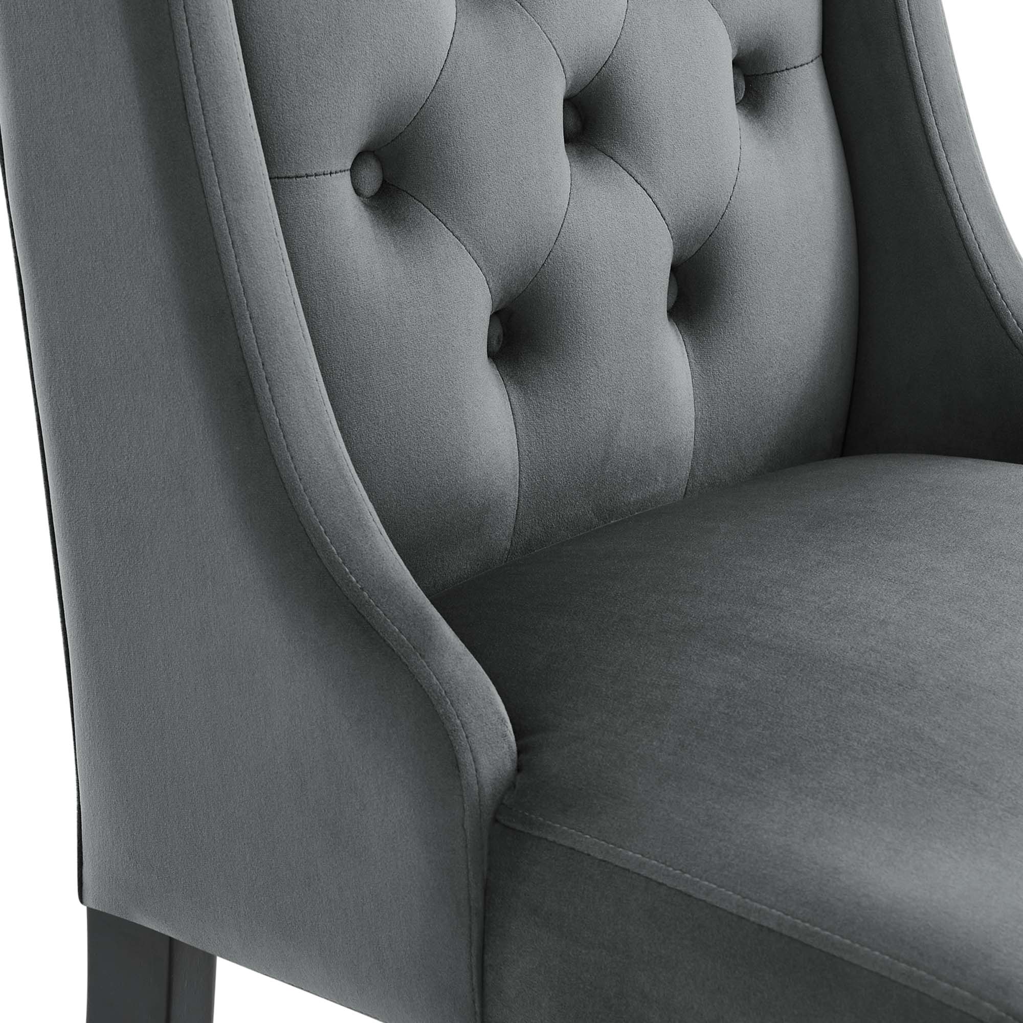 Baronet Performance Velvet Dining Chairs - Set of 2 by Modway
