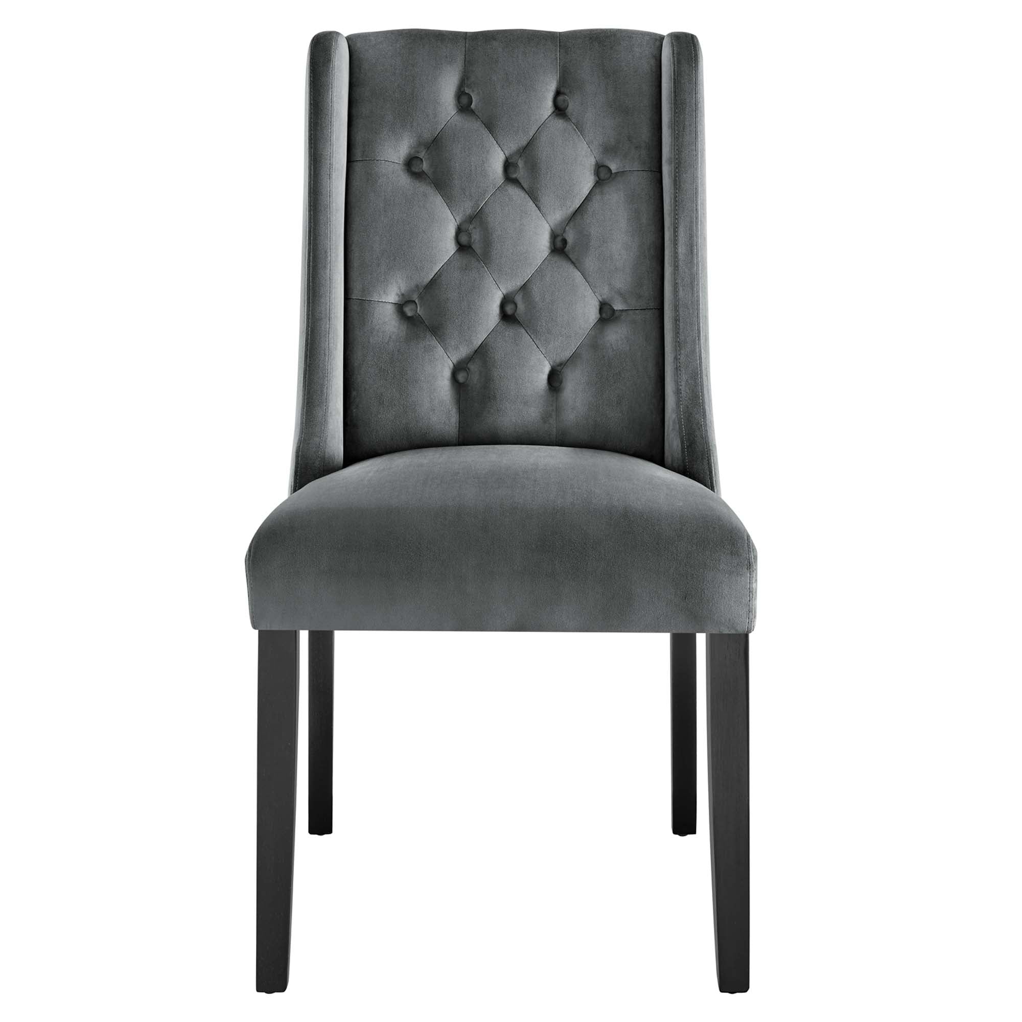 Baronet Performance Velvet Dining Chairs - Set of 2 by Modway