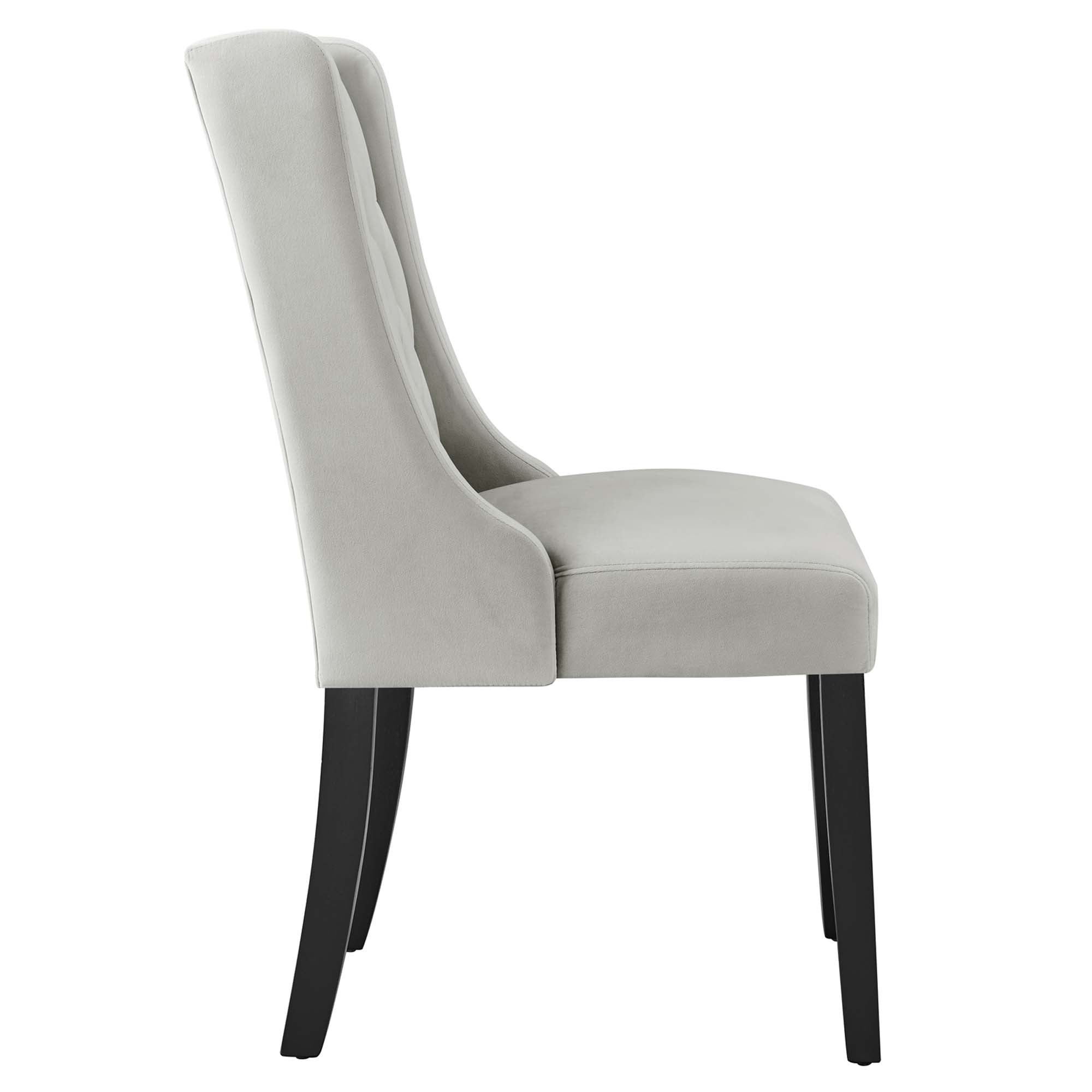 Baronet Performance Velvet Dining Chairs - Set of 2 by Modway