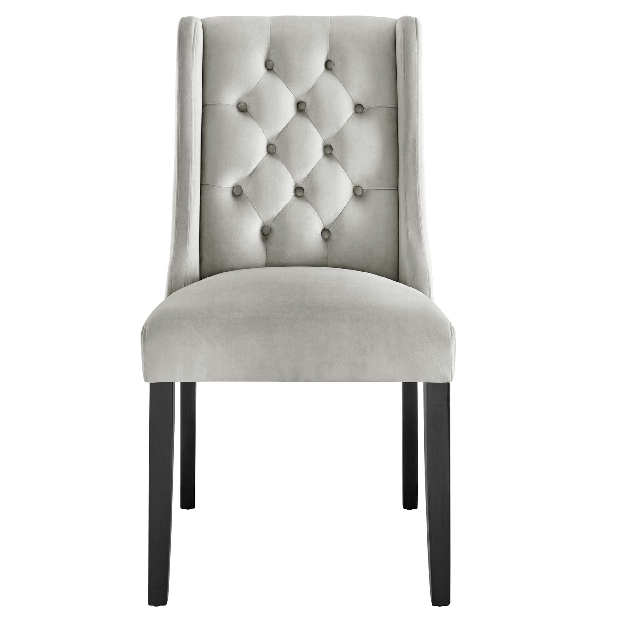 Baronet Performance Velvet Dining Chairs - Set of 2 by Modway