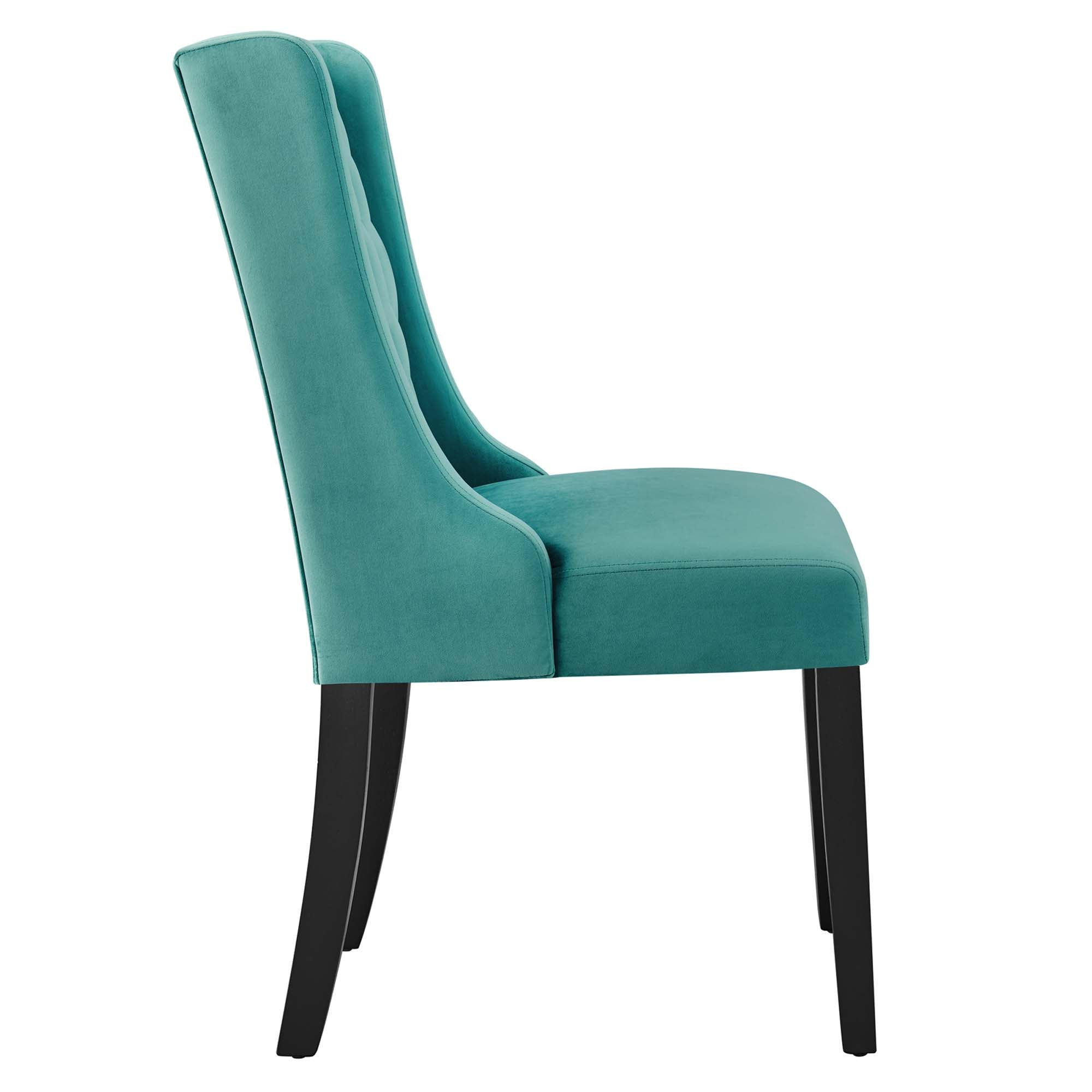 Baronet Performance Velvet Dining Chairs - Set of 2 by Modway