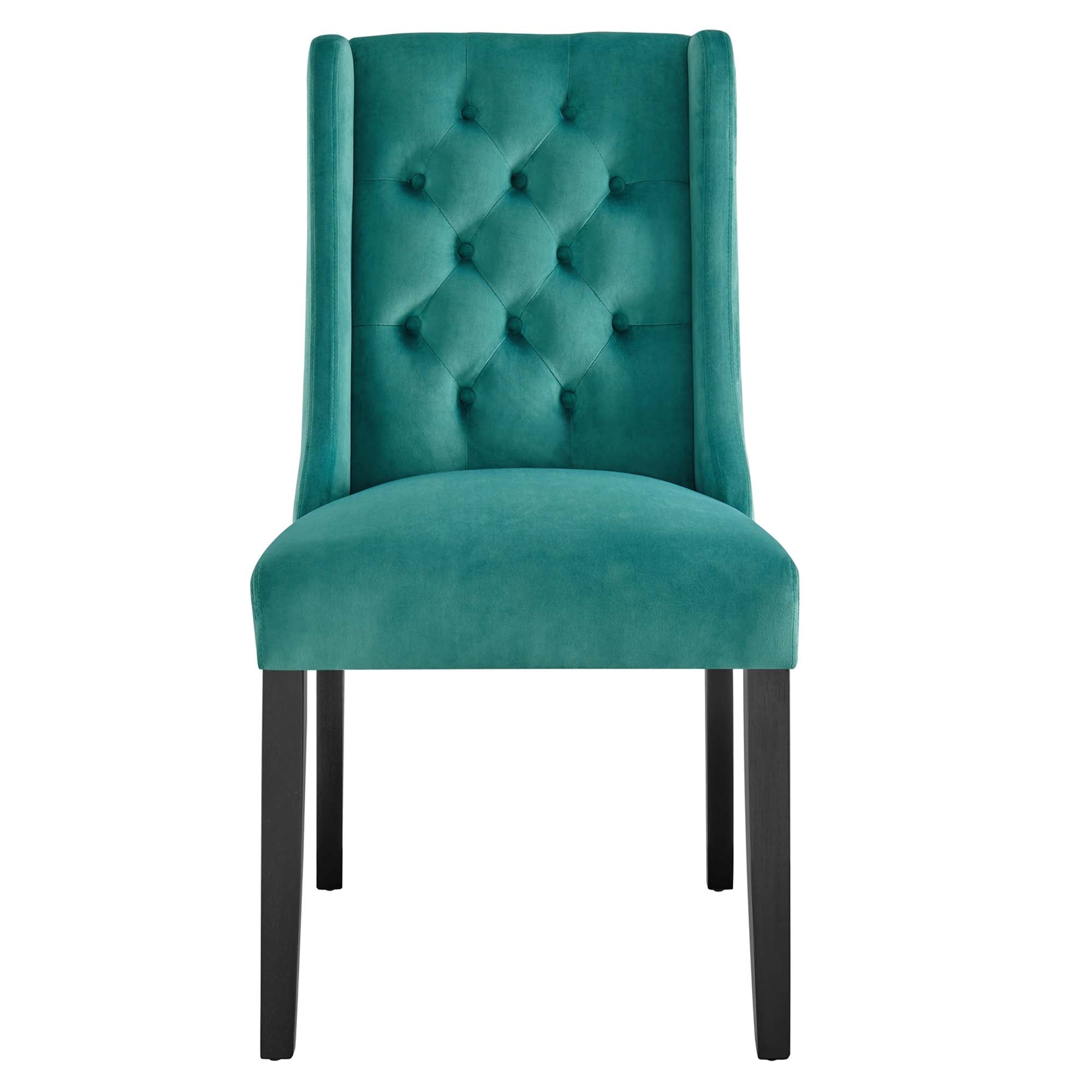 Baronet Performance Velvet Dining Chairs - Set of 2 by Modway