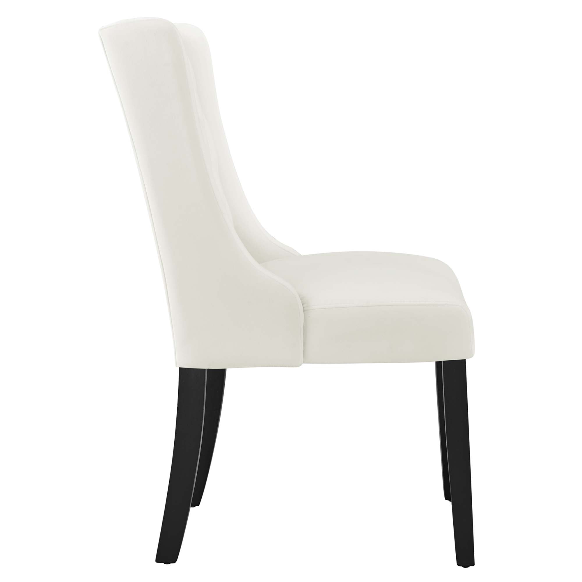 Baronet Performance Velvet Dining Chairs - Set of 2 by Modway