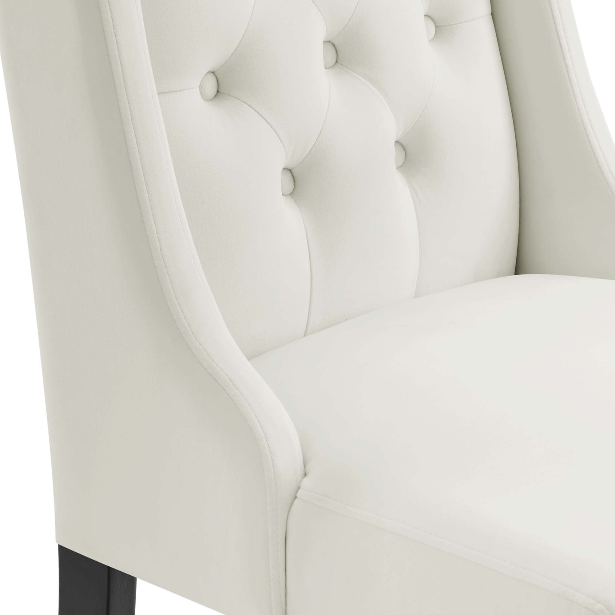 Baronet Performance Velvet Dining Chairs - Set of 2 by Modway