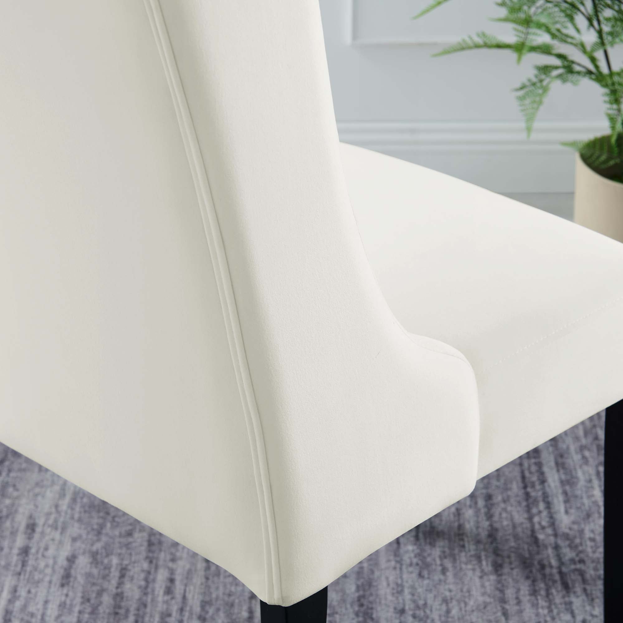 Baronet Performance Velvet Dining Chairs - Set of 2 by Modway