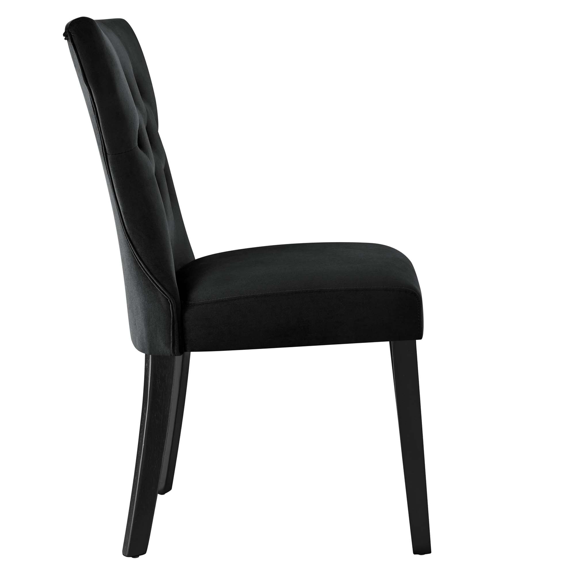 Silhouette Performance Velvet Dining Chairs - Set of 2 by Modway