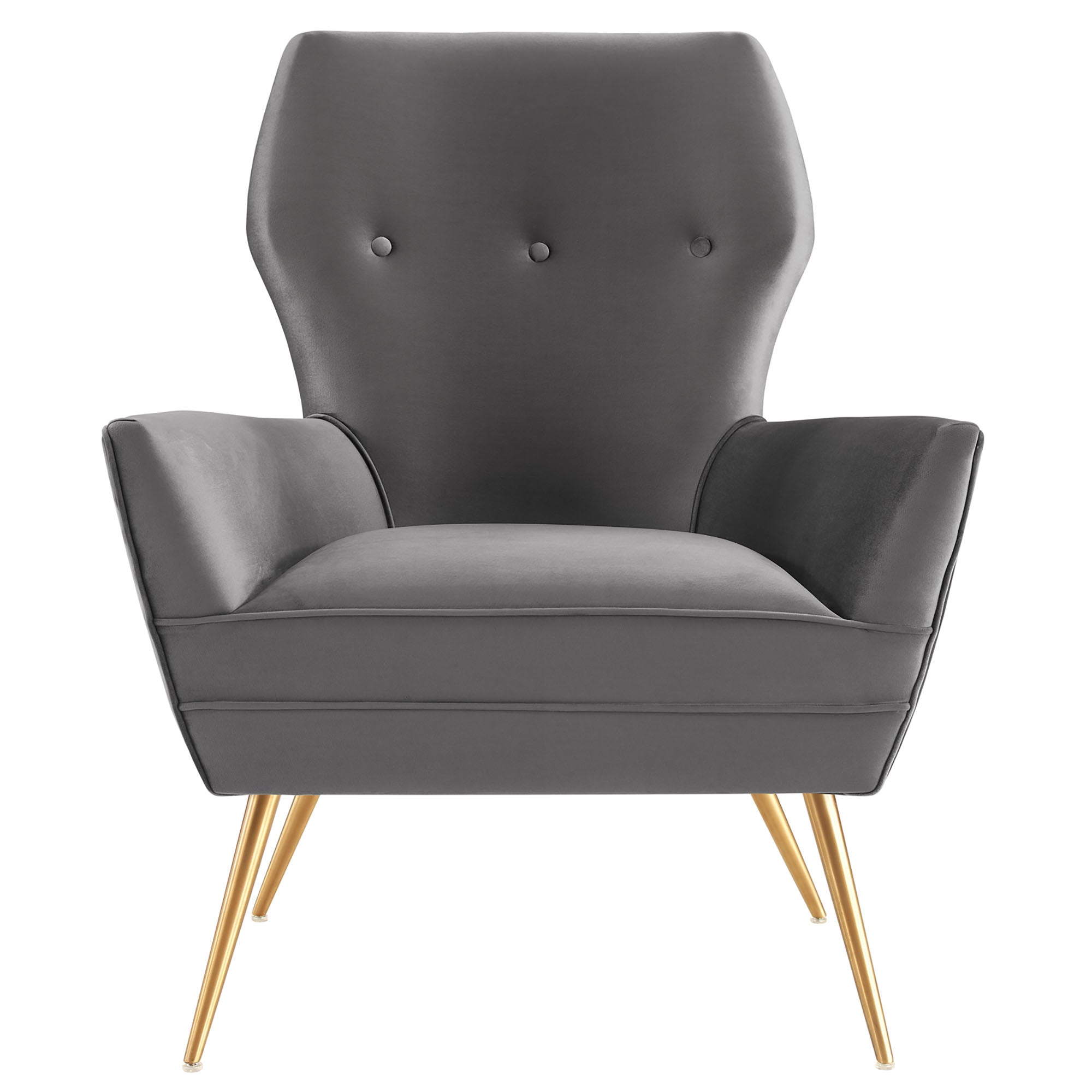 Renata Button Tufted Performance Velvet Armchair by Modway