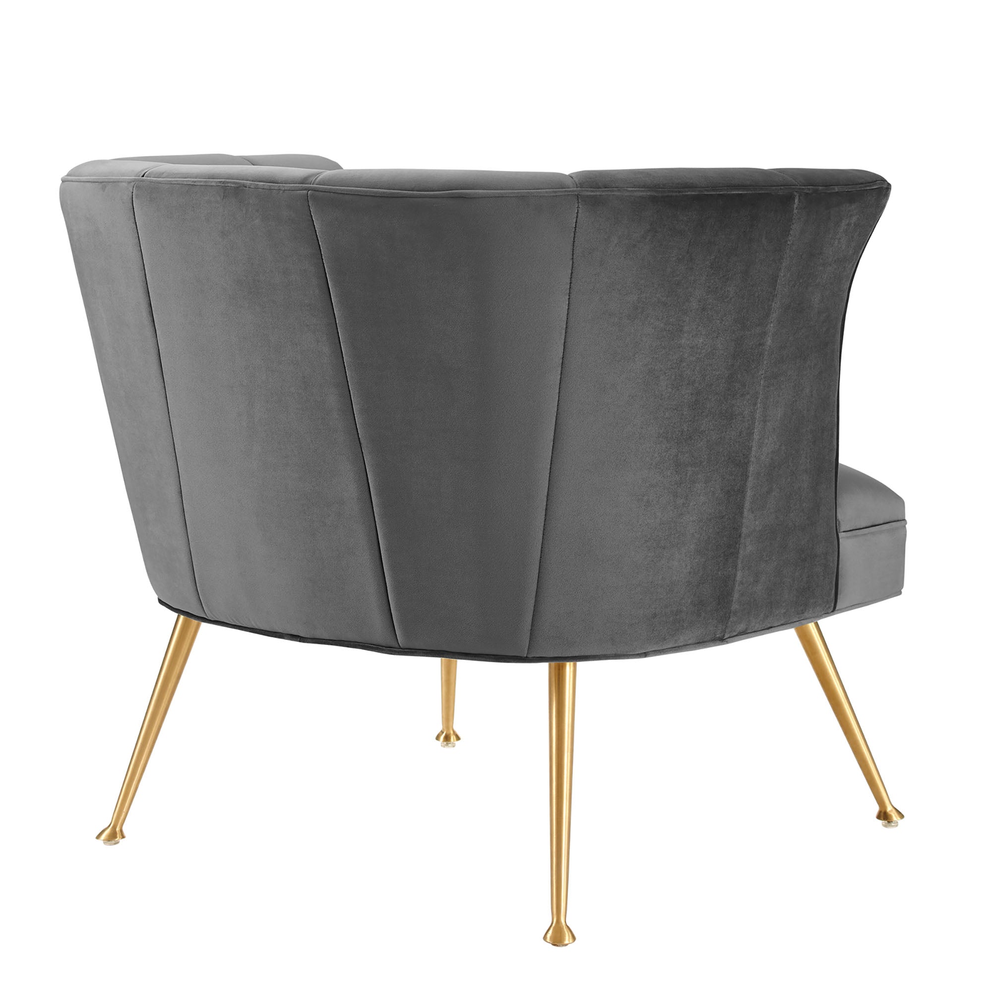 Veronica Channel Tufted Performance Velvet Armchair by Modway