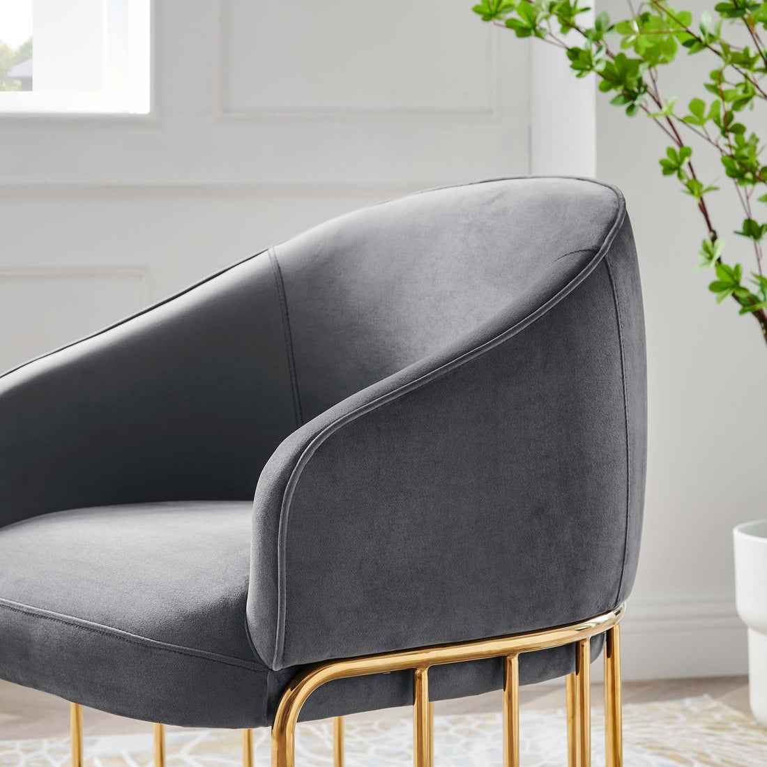 Legacy Performance Velvet Armchair by Modway