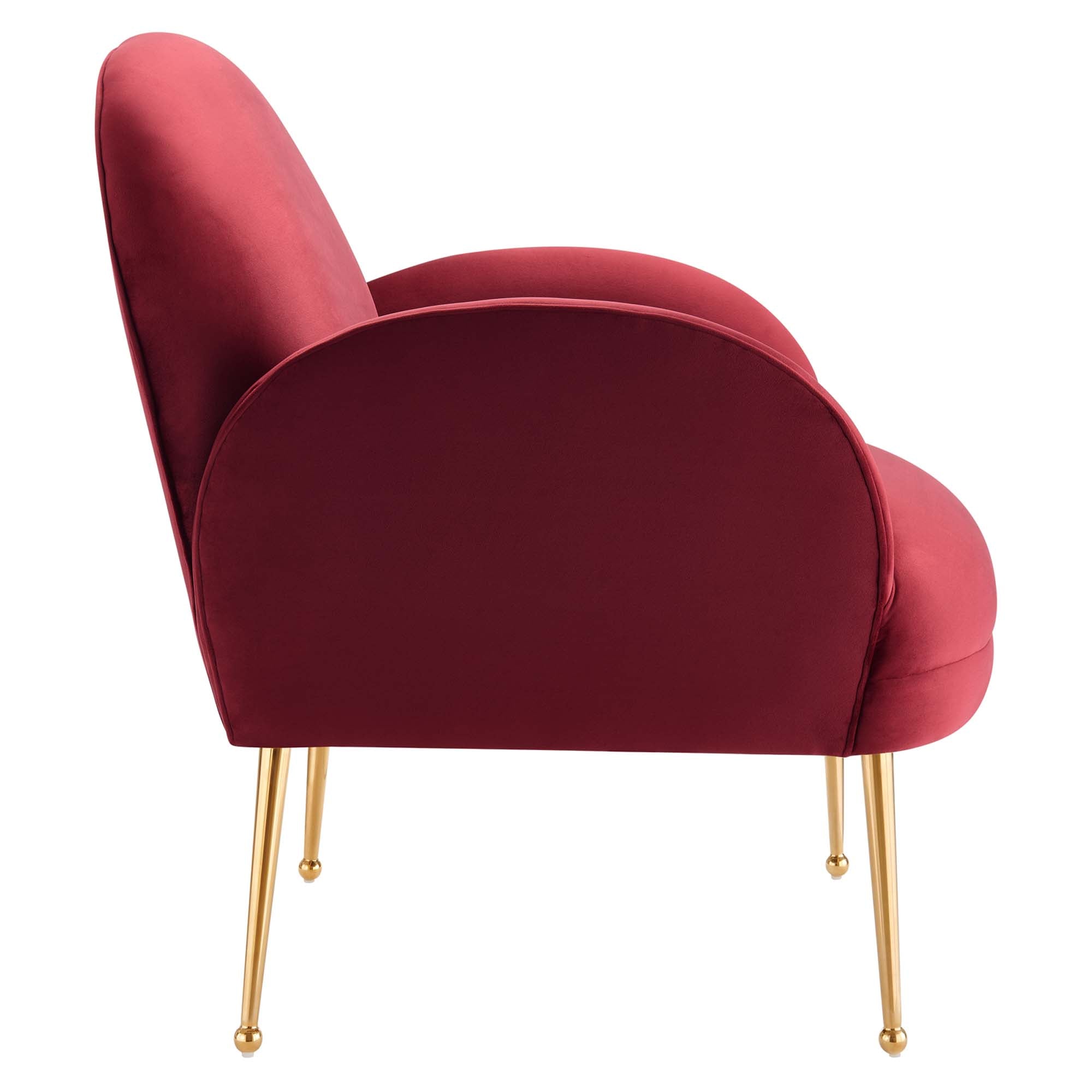 Transcend Performance Velvet Armchair by Modway