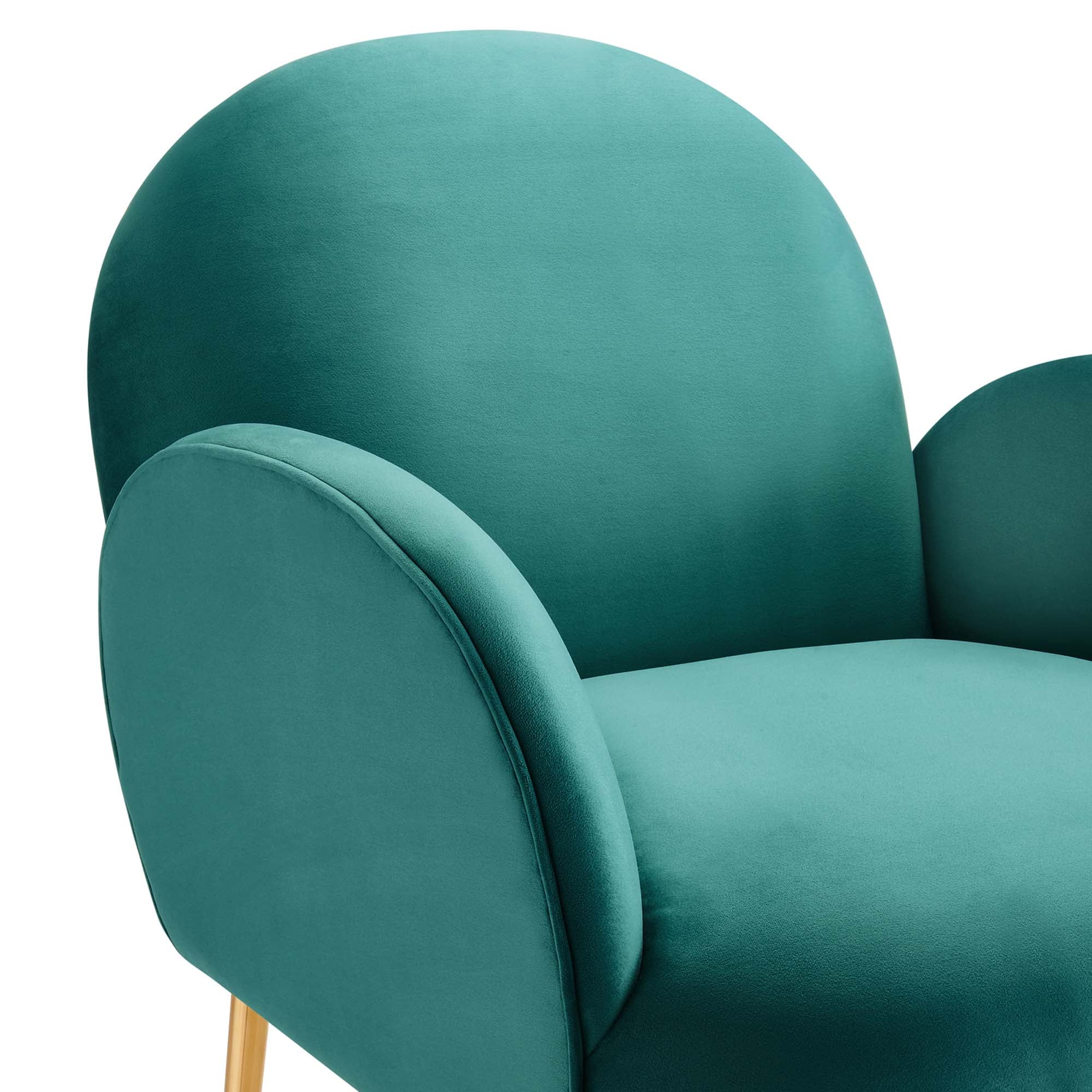 Transcend Performance Velvet Armchair by Modway