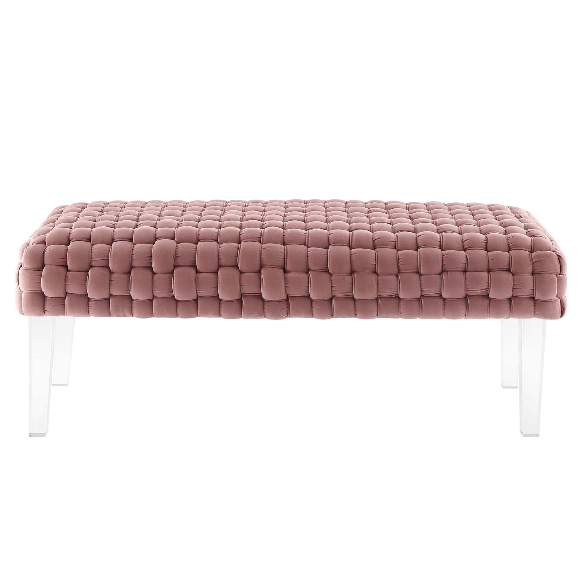 Prologue Woven Performance Velvet Ottoman by Modway