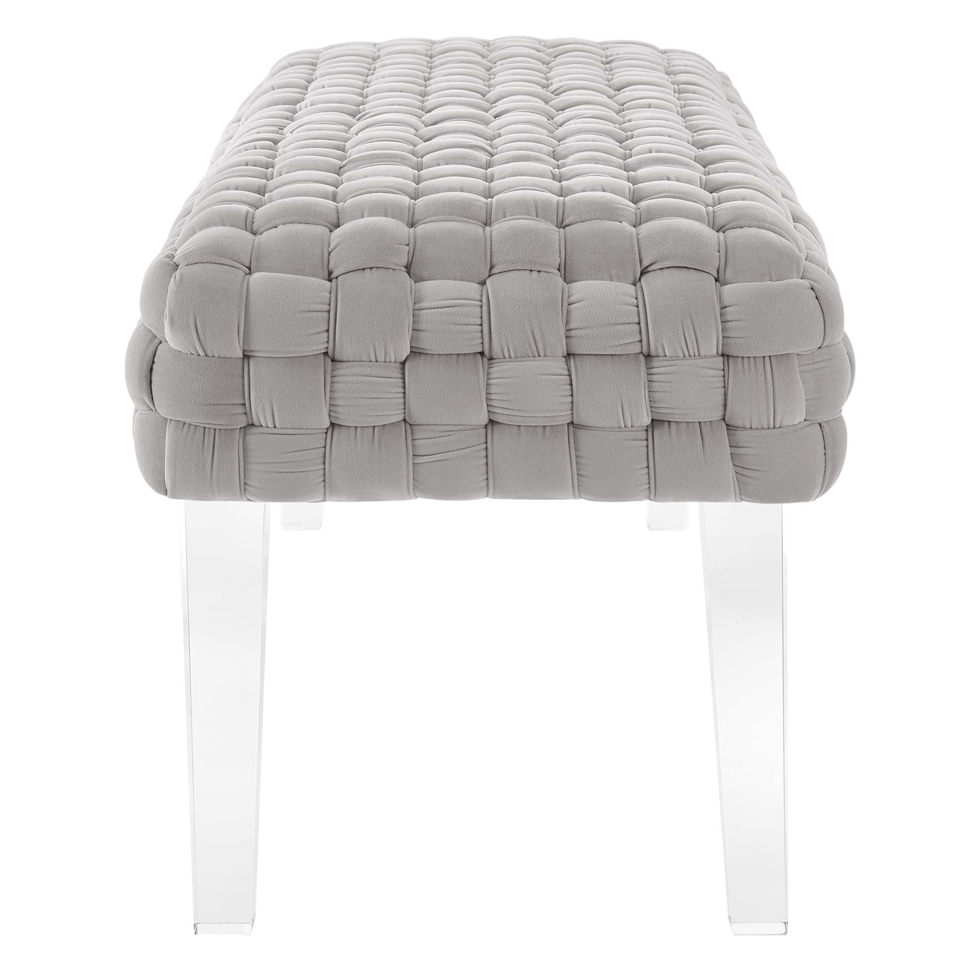 Prologue Woven Performance Velvet Ottoman by Modway