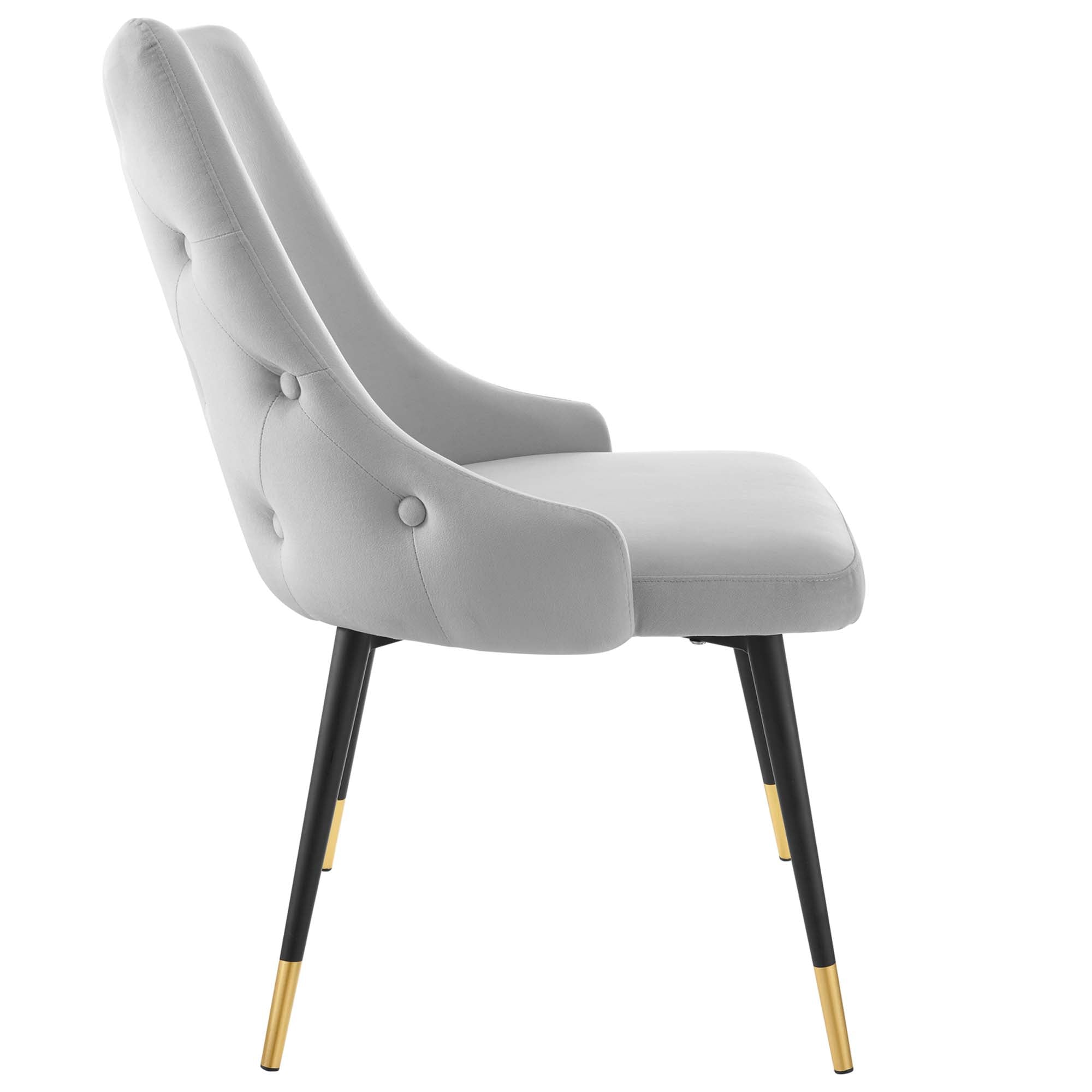 Adorn Dining Side Chair Performance Velvet Set of 2 by Modway