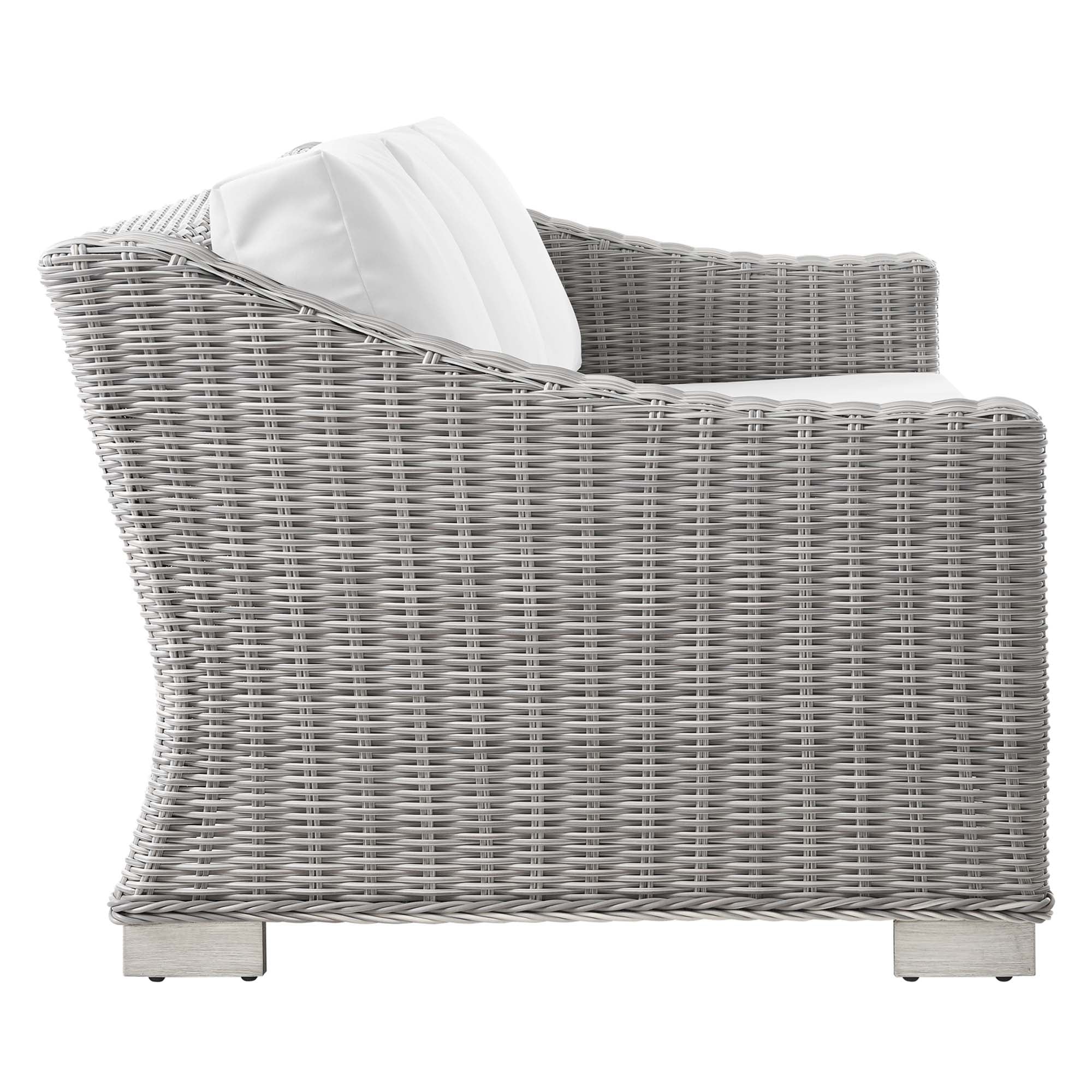 Conway 5-Piece Outdoor Patio Wicker Rattan Furniture Set by Modway