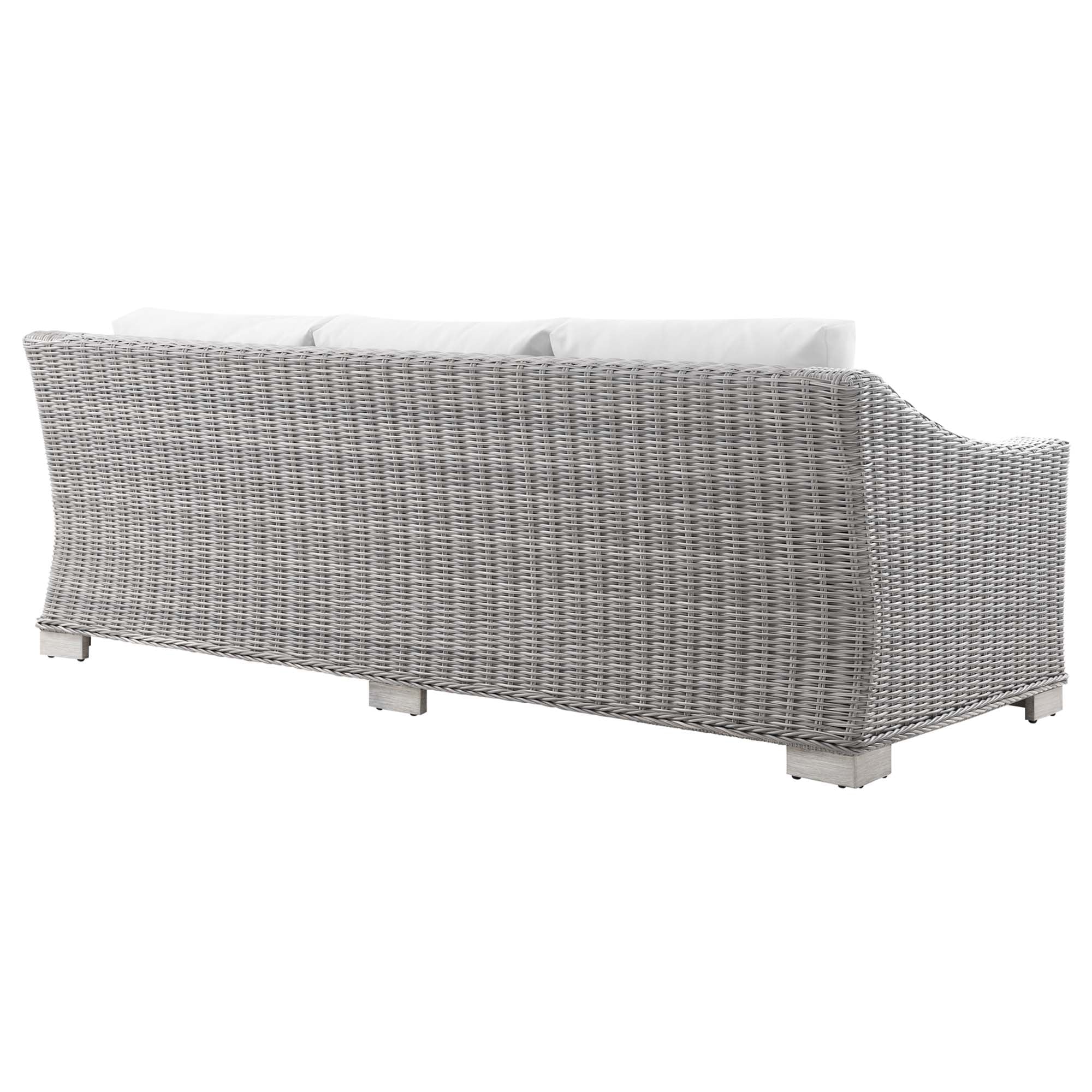 Conway 5-Piece Outdoor Patio Wicker Rattan Furniture Set by Modway