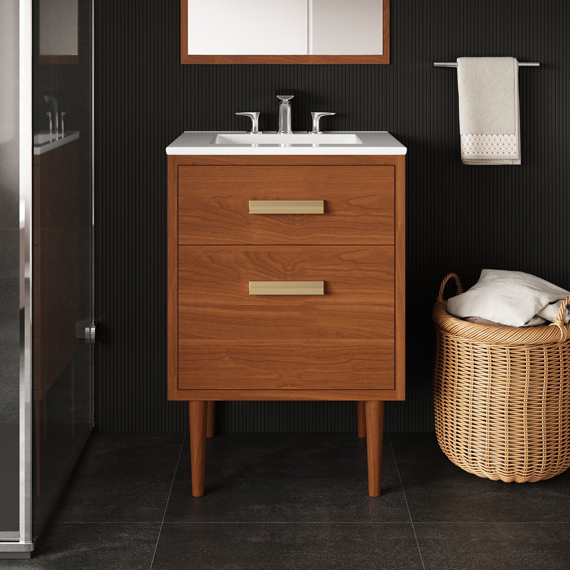 Cassia Bathroom Vanity Basin Included by Modway