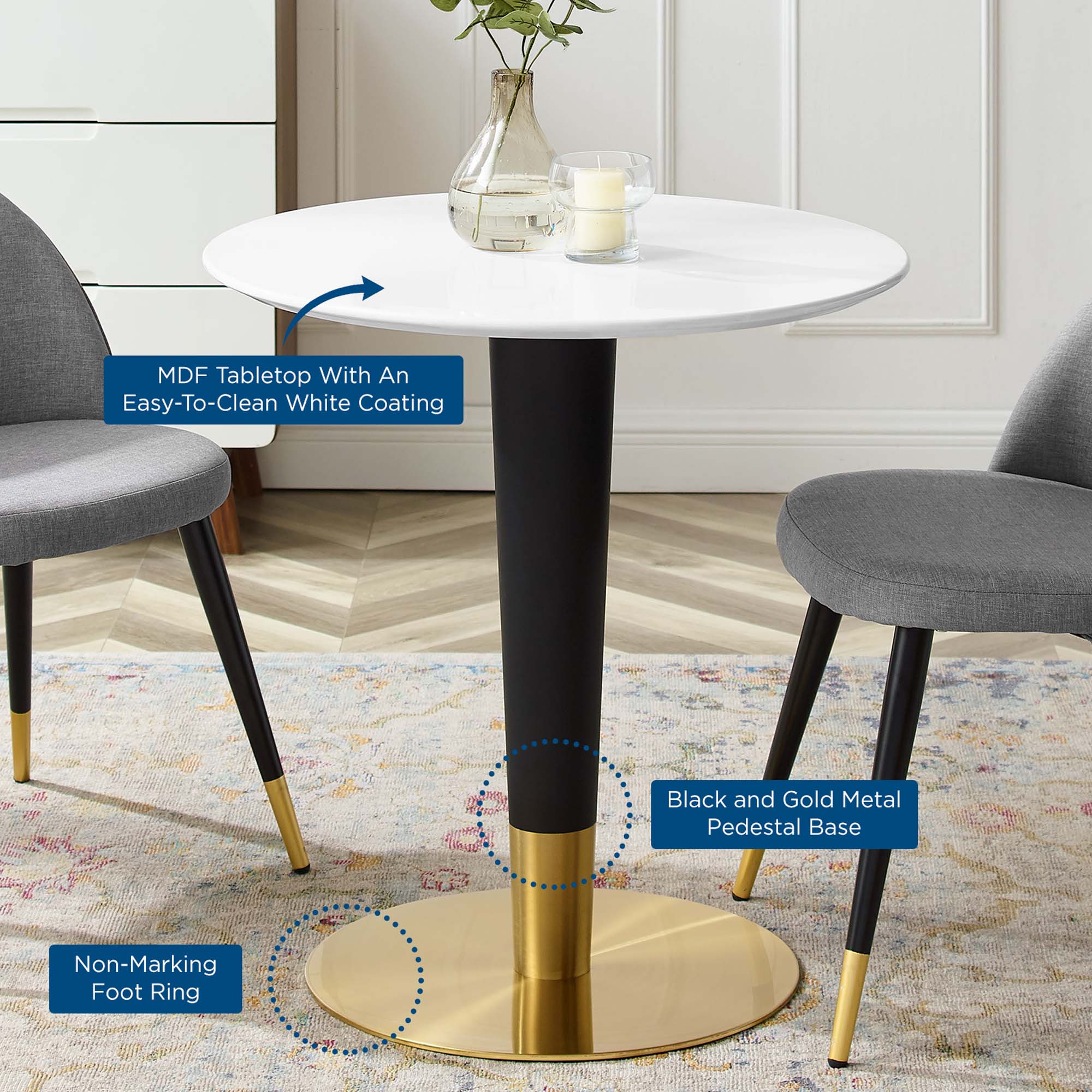 Zinque 28" Dining Table by Modway