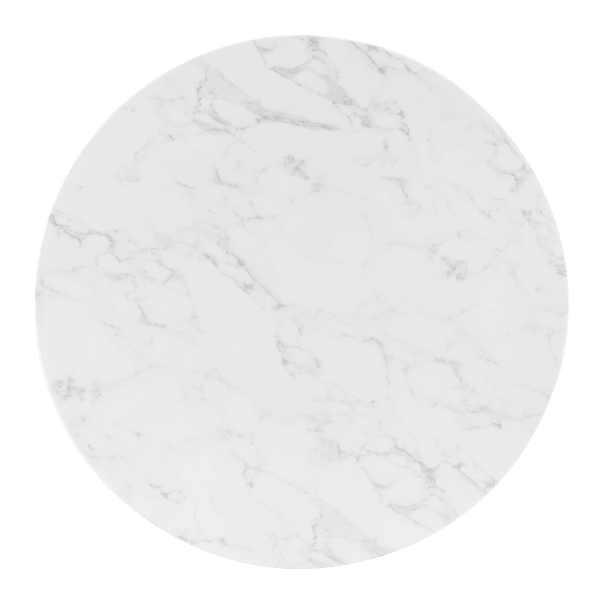 Zinque 40" Artificial Marble Dining Table by Modway