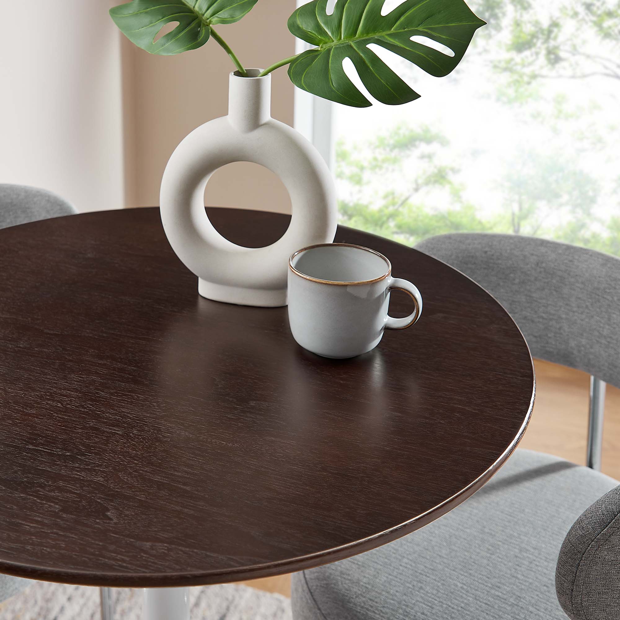 Lippa Round Wood Bar Table by Modway