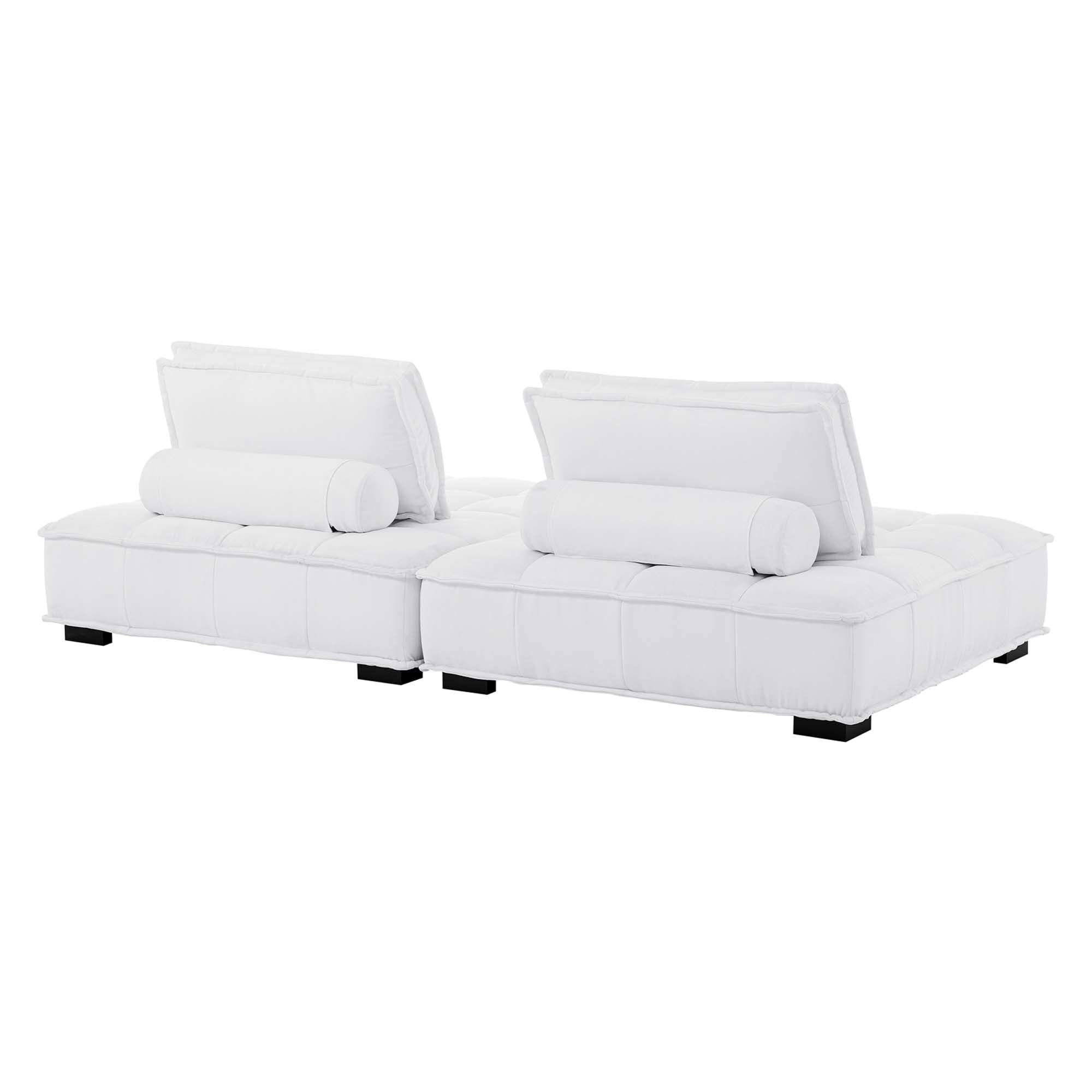 Saunter 2-Piece Tufted Fabric Fabric Loveseat by Modway